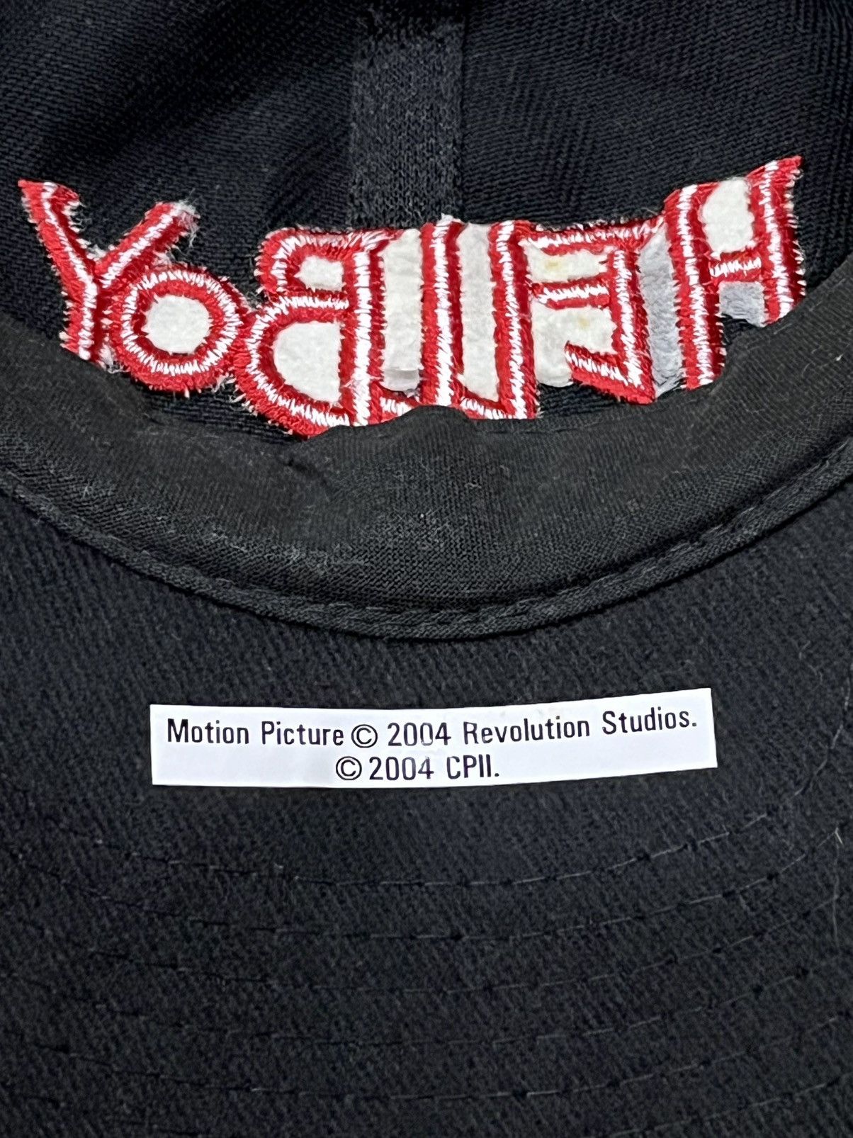 Other 🔥Vintage HELLBOY 2004 Movie Promo Cap Black Red Embroidery Size ONE SIZE - 8 Thumbnail