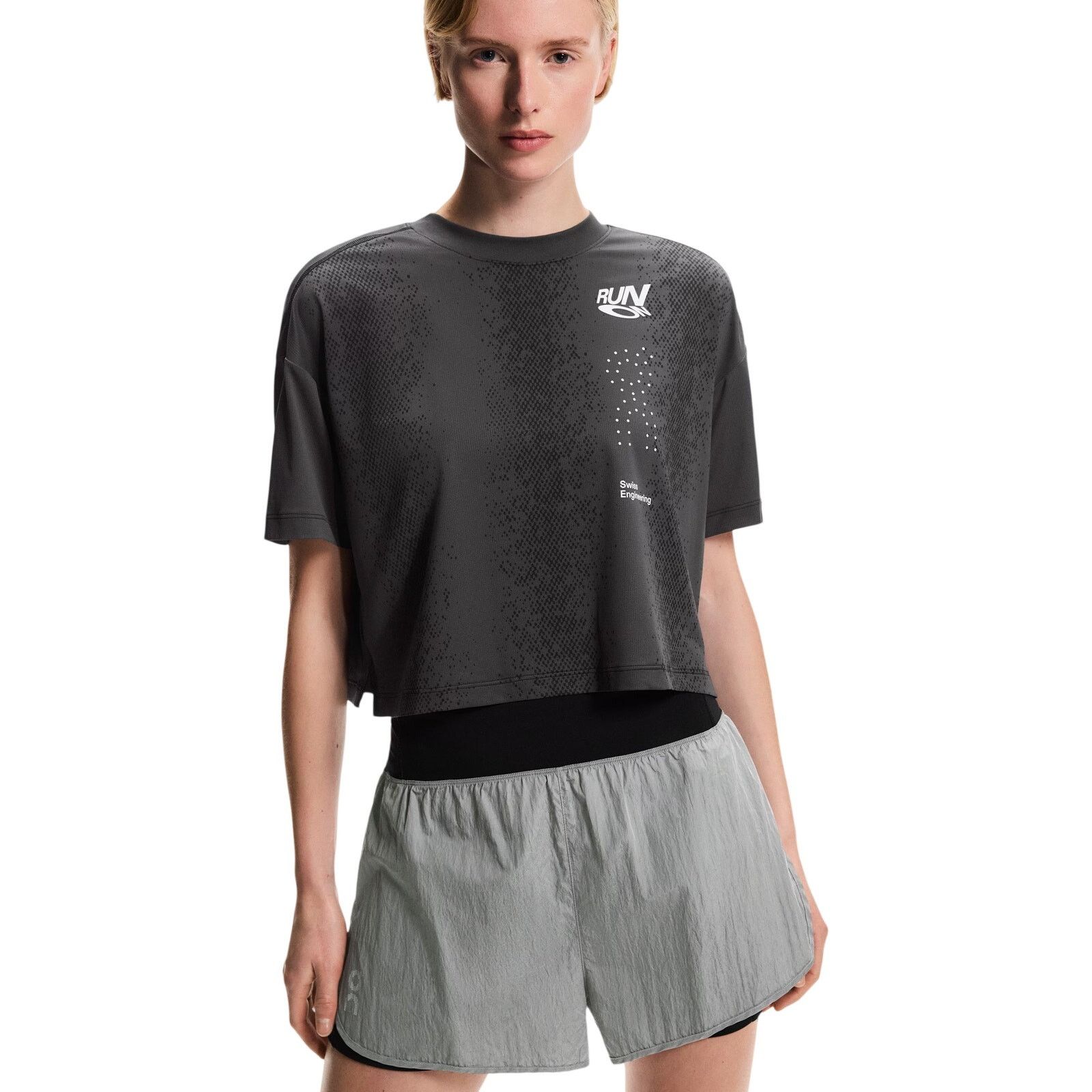 On On Running Performance Volt Grey Shorts Women - Size S - New Size 26" / US 2 / IT 38 - 8 Thumbnail