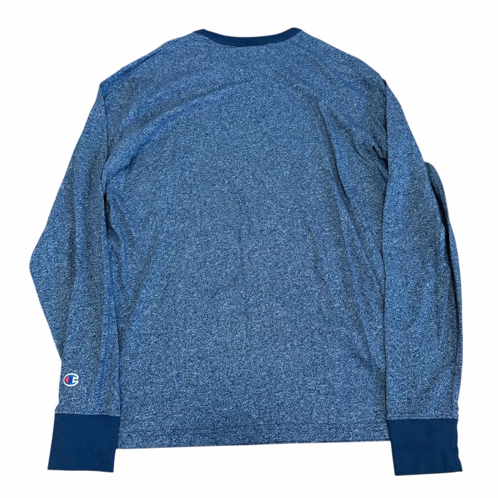 Champion Champion Navy Blue Long Sleeve Shirt Sz L Size US L / EU 52-54 / 3 - 4 Thumbnail