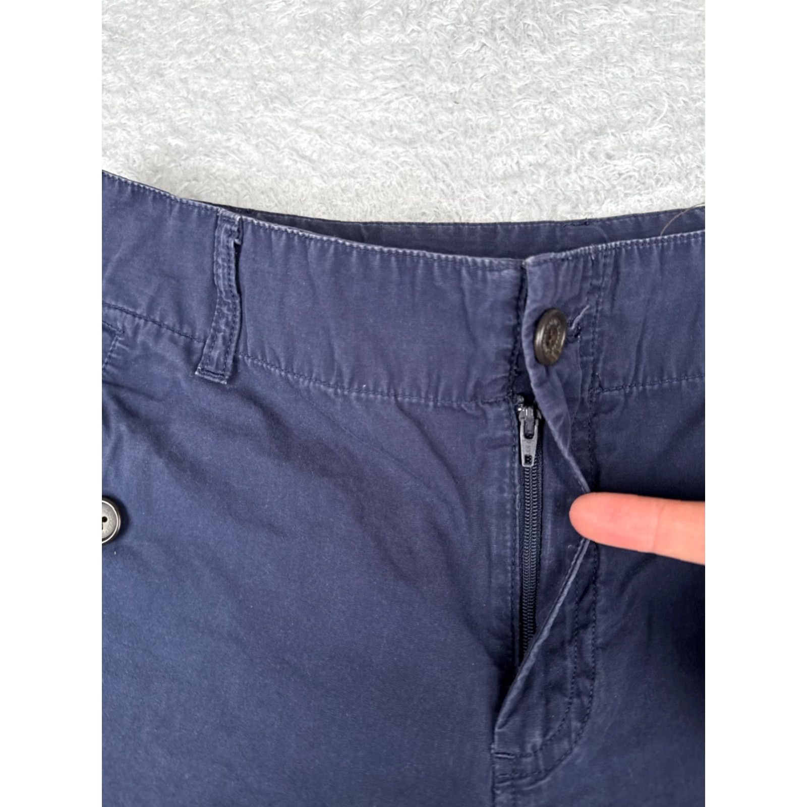 Ralph Lauren VINTAGE Lauren Ralph Lauren Shorts Women 12 Blue Chino Cotton-Blend 32x12 Regular Inseam 12 in Size 28" / US 6 / IT 42 - 5 Thumbnail