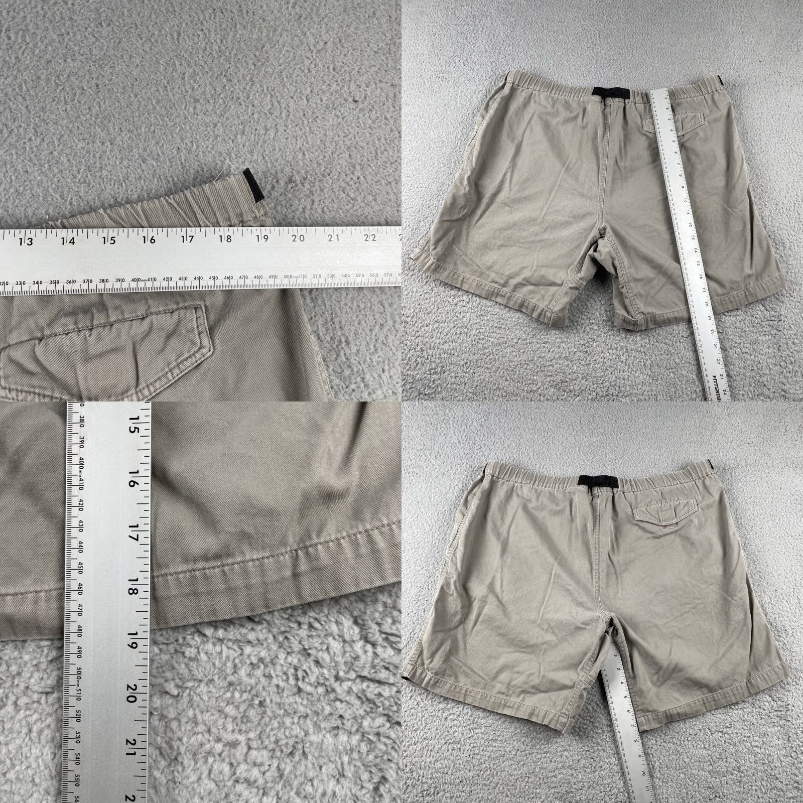 The North Face VINTAGE The North Face Mens Large Khaki Cargo Shorts Adjustable Belt Hiking EUC Size US 33 - 9 Thumbnail