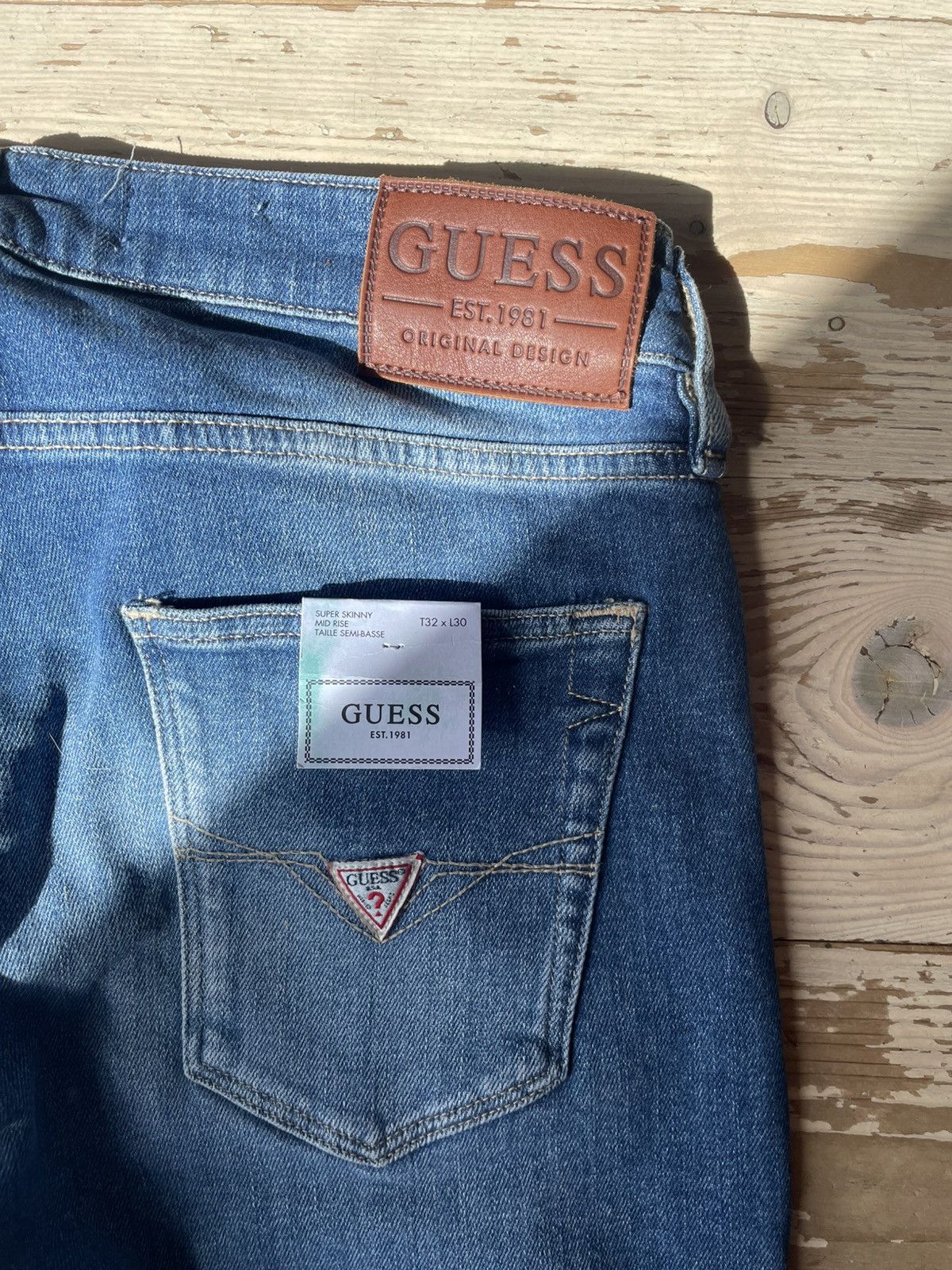 Guess Jeans Guess Reborn Denim Size US 32 / EU 48 - 4 Thumbnail
