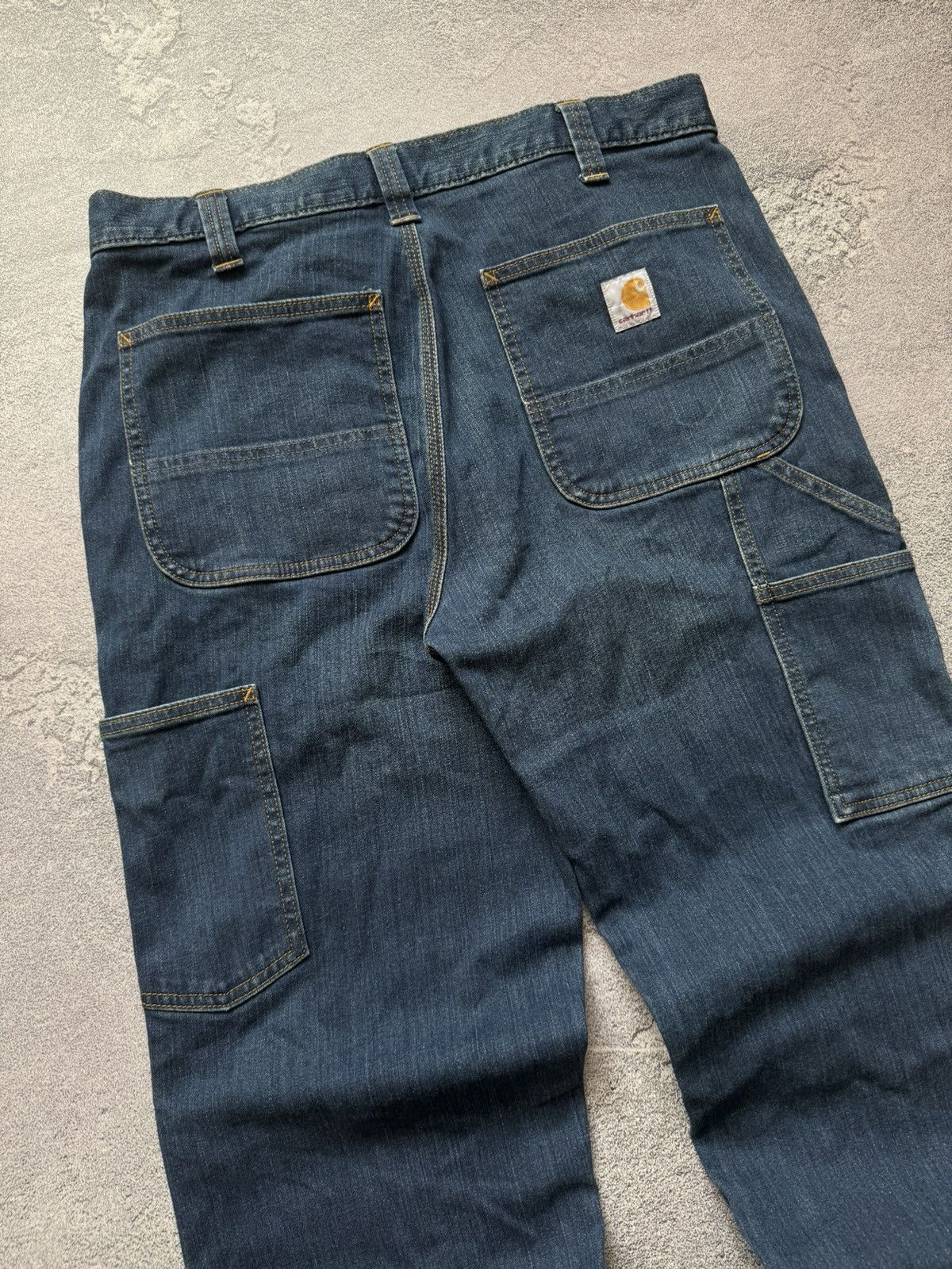 Carhartt × Vintage Carhartt 34/32 rugged flex relaxed jean pant denim trouser Size US 34 / EU 50 - 4 Thumbnail