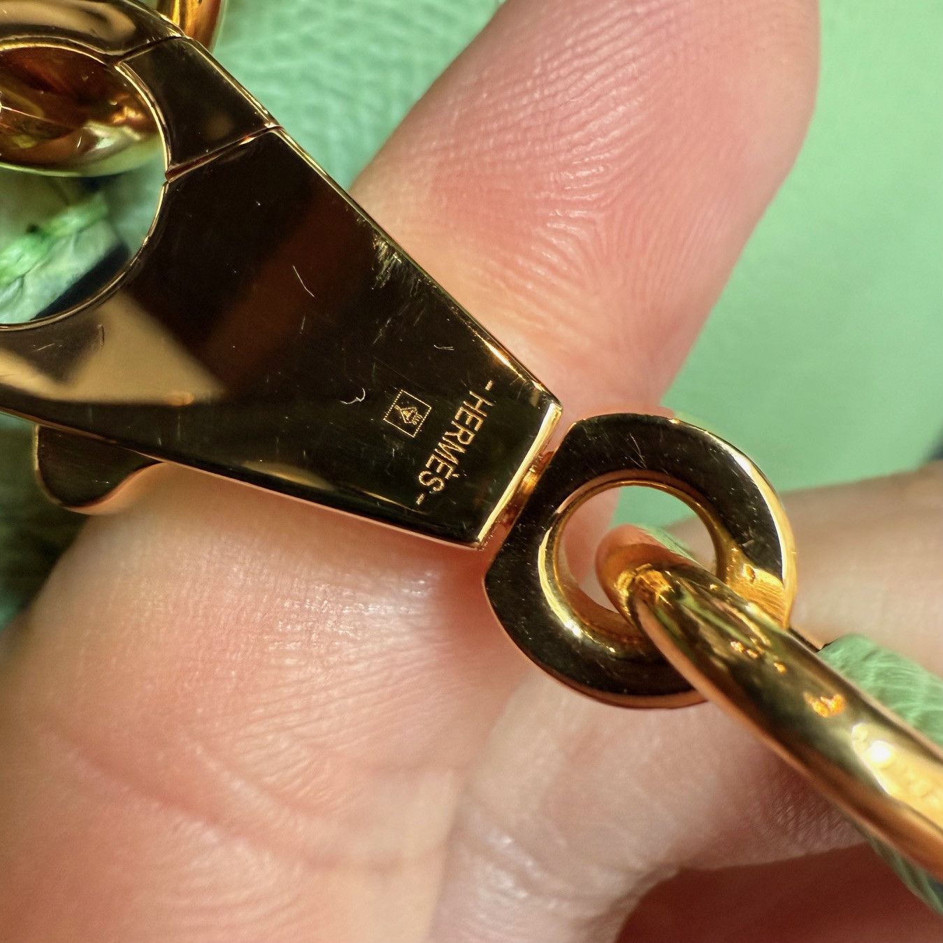Hermes Hermès 2021 Criquet Green Epsom Kelly II Sellier 28 GHW Bag Size ONE SIZE - 19 Thumbnail