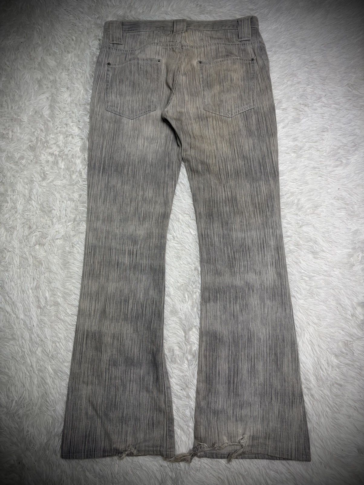 Japanese Brand Led Rechwe Veronica pinstripe flared Size US 31 - 6 Thumbnail