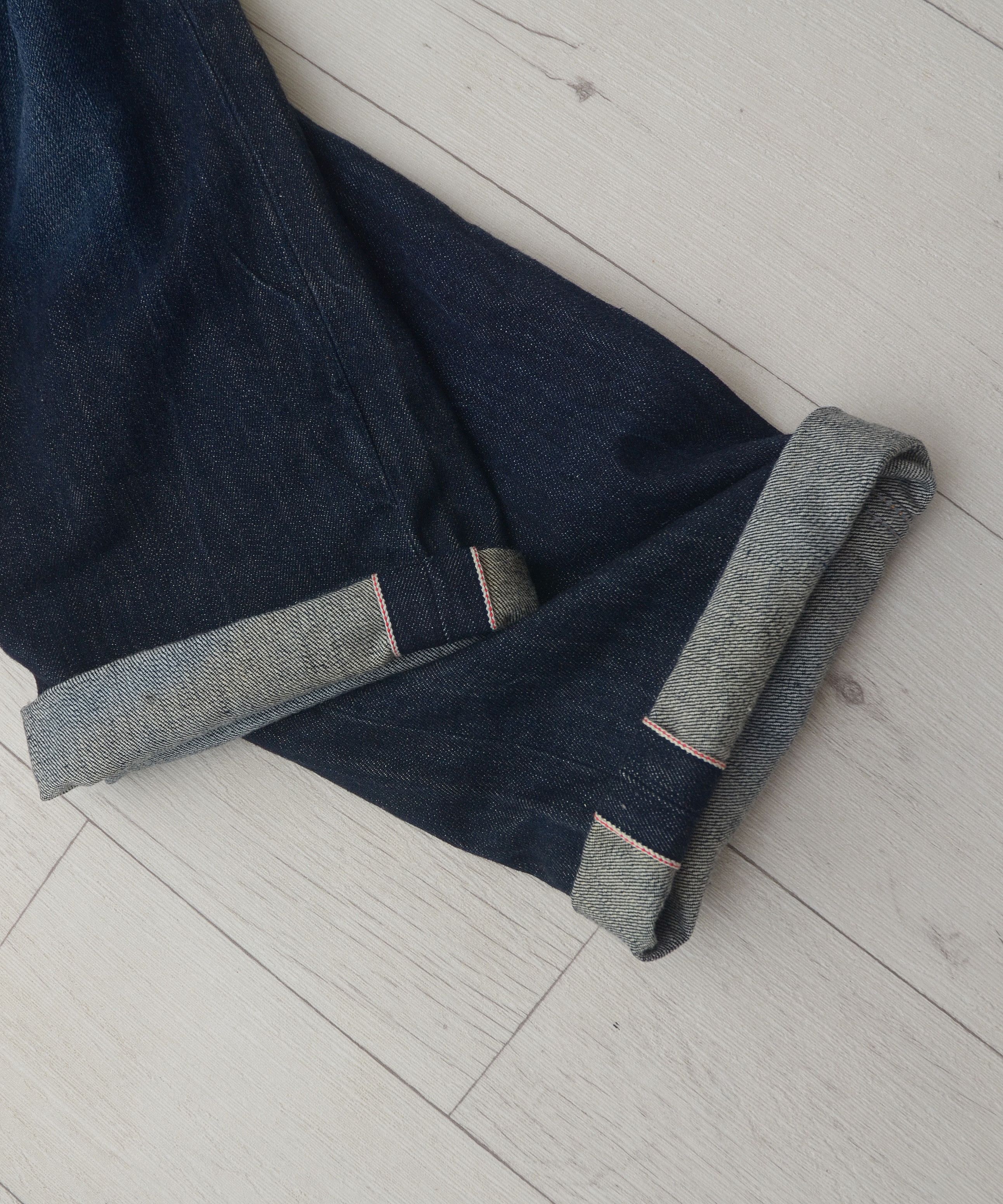 Japanese Brand Colins Dark Blue Selvedge Spellbound Denim Jeans 31x30 Size US 31 - 7 Thumbnail
