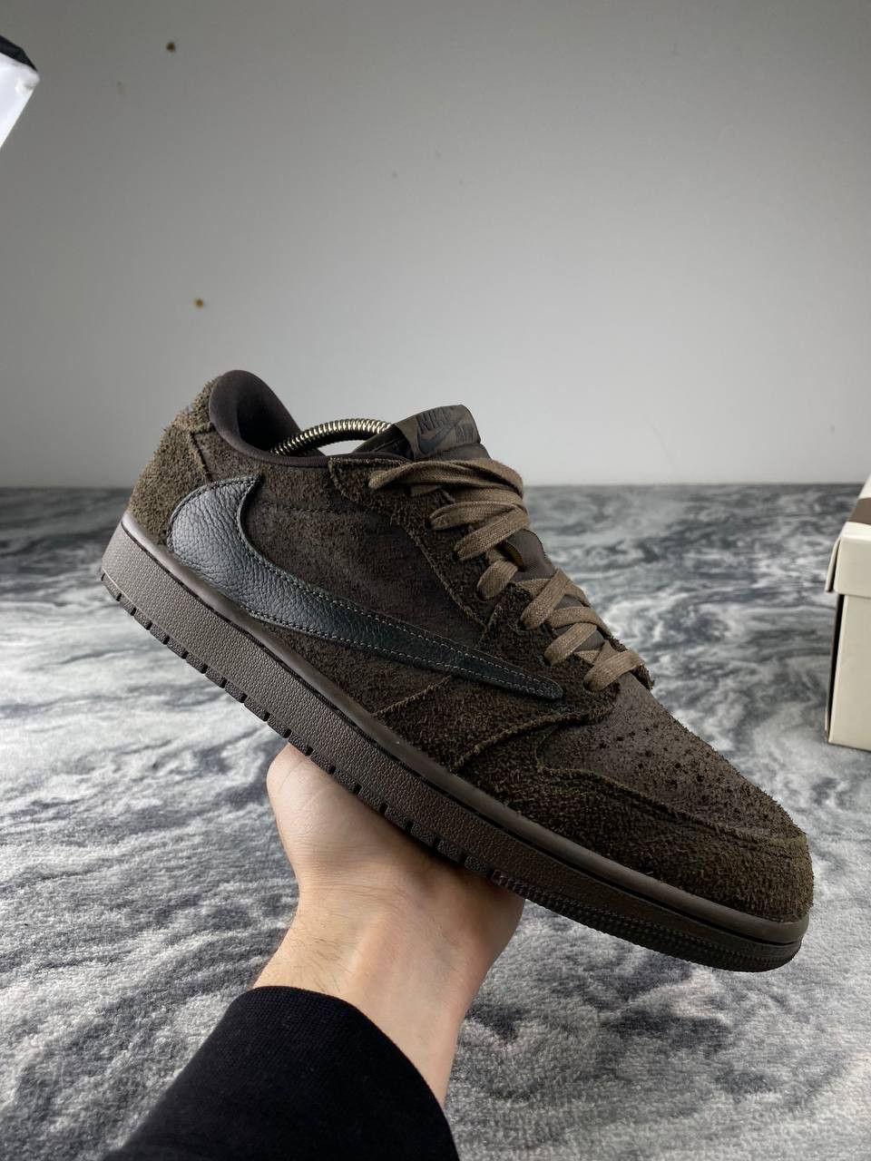 Nike Nike Air Jordan 1 Retro Low OG SP Travis Scott Size US 10.5 / EU 43-44 - 3 Thumbnail
