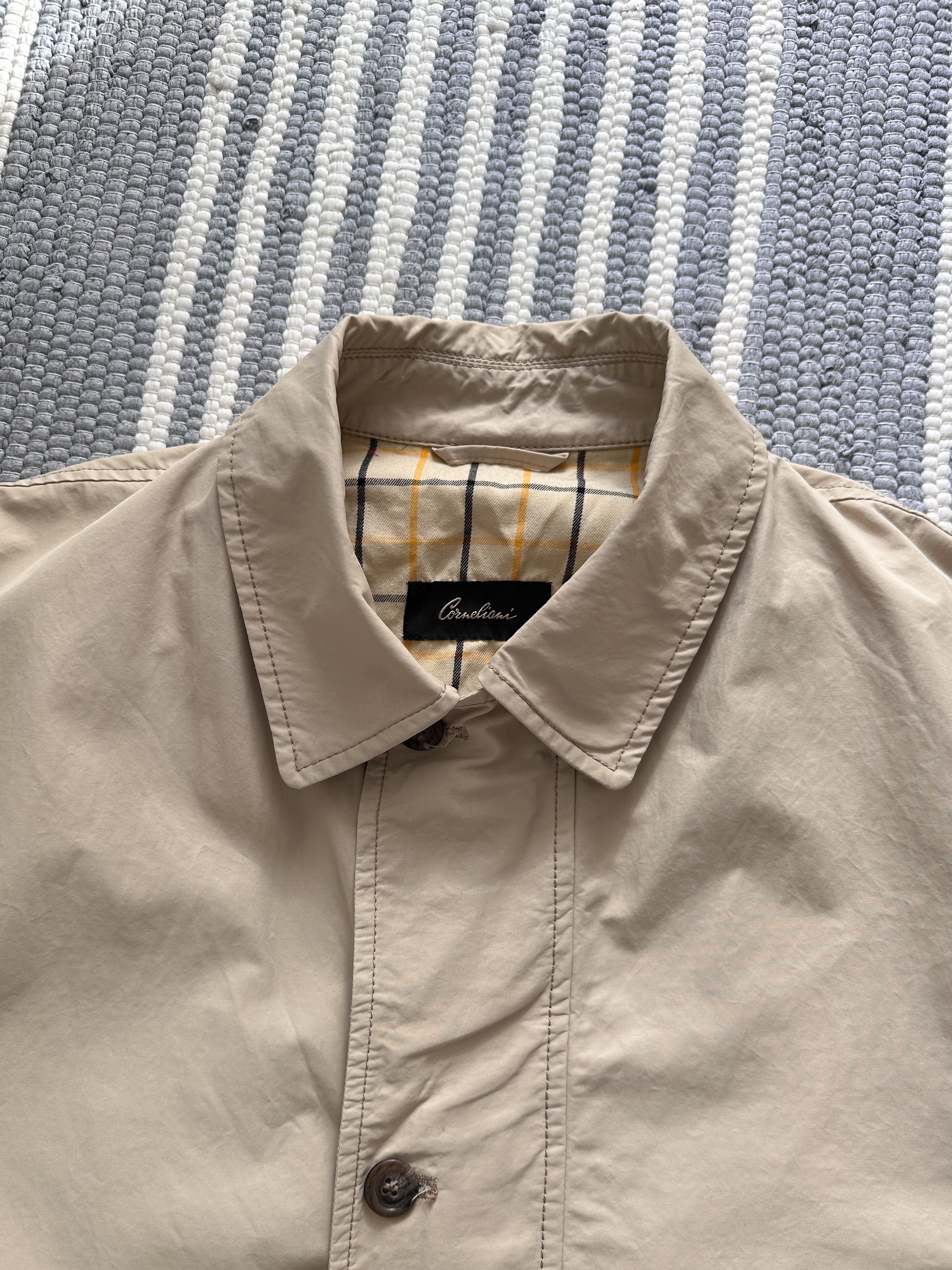 Corneliani Vintage Corneliani Beige Trench Coat Jacket Size US L / EU 52-54 / 3 - 6 Thumbnail