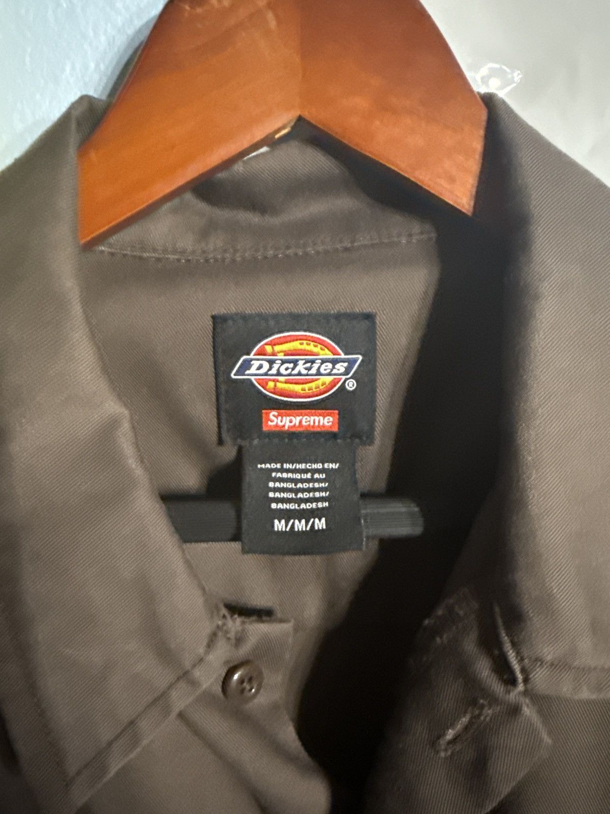 Supreme Supreme X dickies collab button up shirt. Size US M / EU 48-50 / 2 - 3 Thumbnail