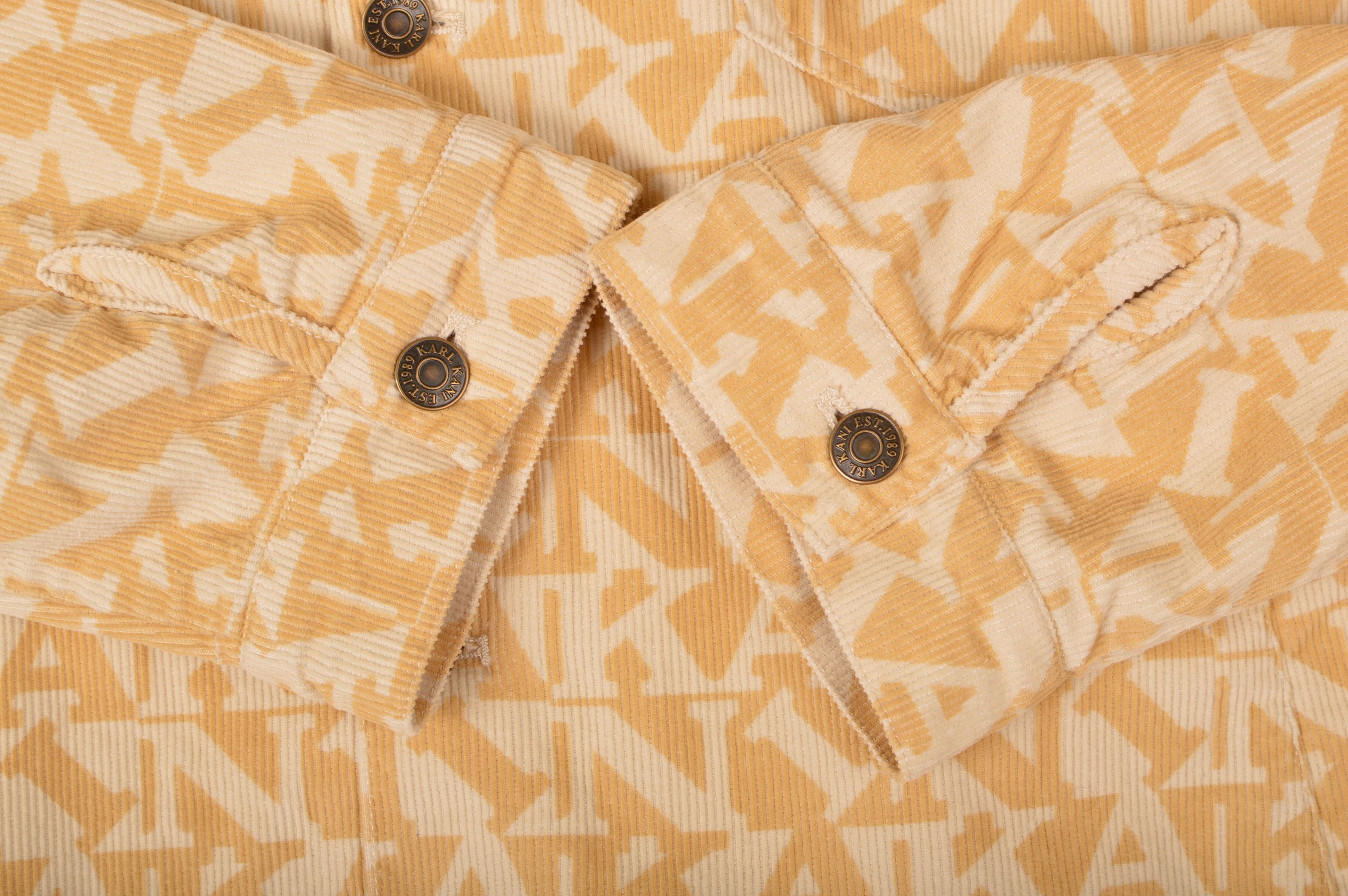 Karl Kani Karl Kani Signature Overshirt With All Over Logo Print Size US L / EU 52-54 / 3 - 4 Thumbnail