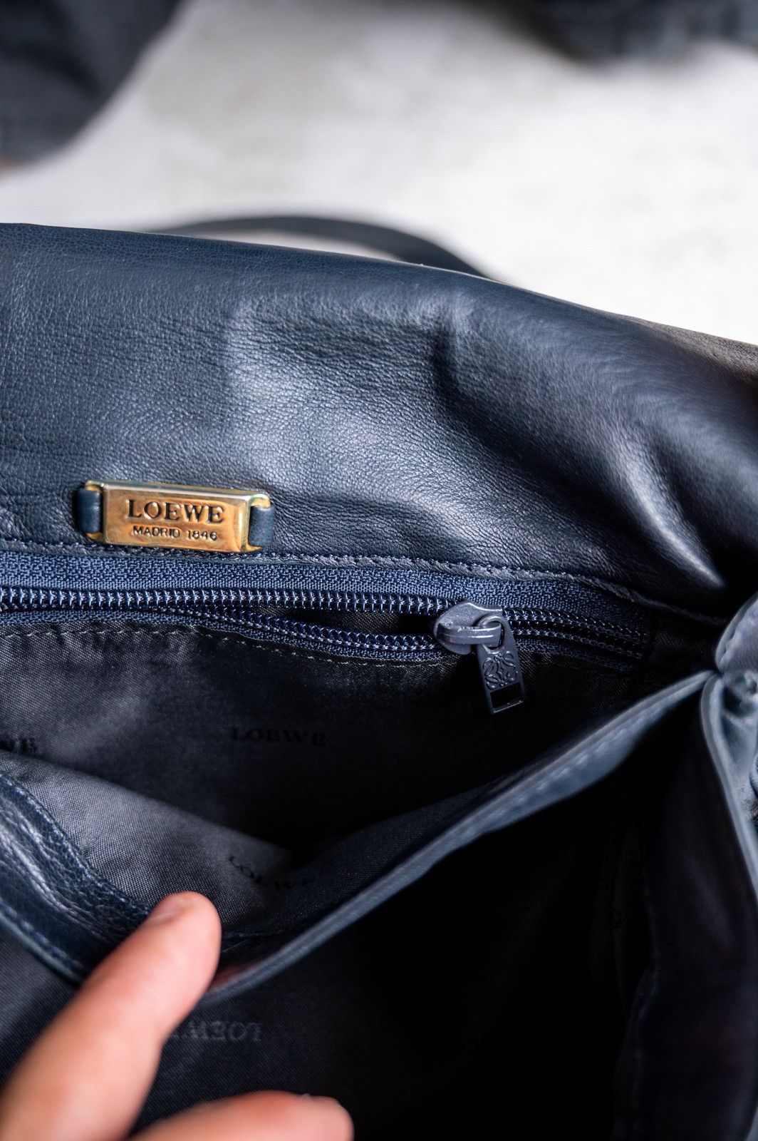 Loewe Loewe messenger leather bag Size ONE SIZE - 11 Thumbnail