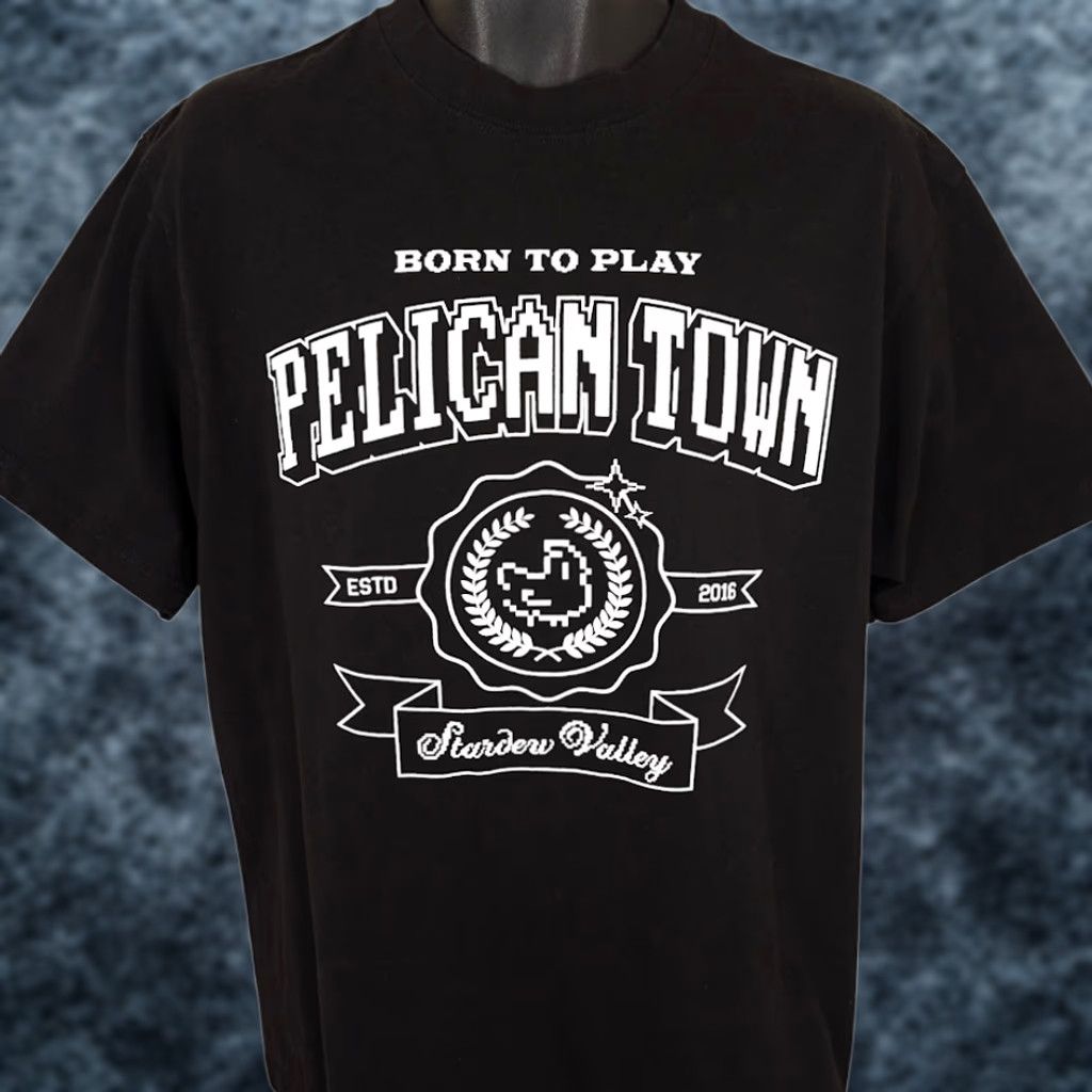 Vintage Stardew Valley Pelican Town T Shirt Mens Large Black Cotton Short Sleeve Crew Neck T-Shirt Size US L / EU 52-54 / 3 - 1 Thumbnail