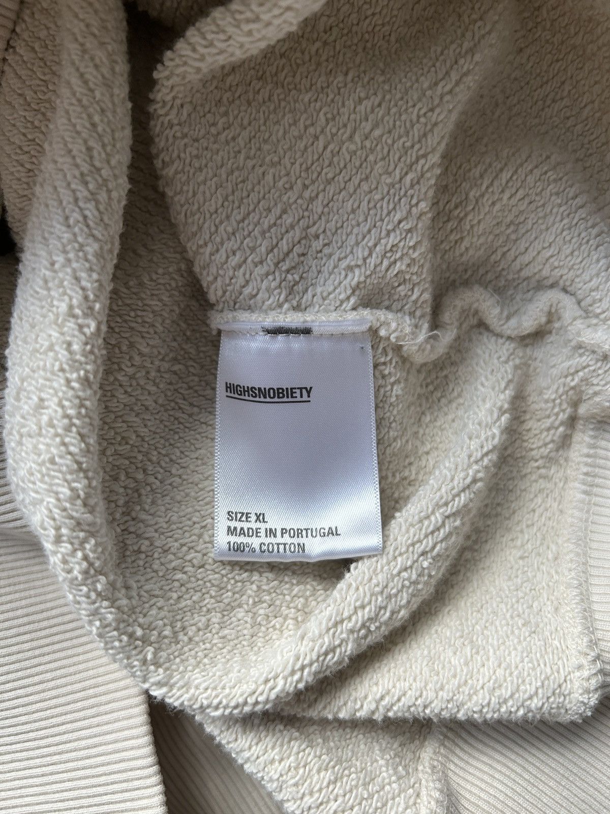 Highsnobiety Highsnobiety Beige Hoodie Size US XL / EU 56 / 4 - 3 Thumbnail