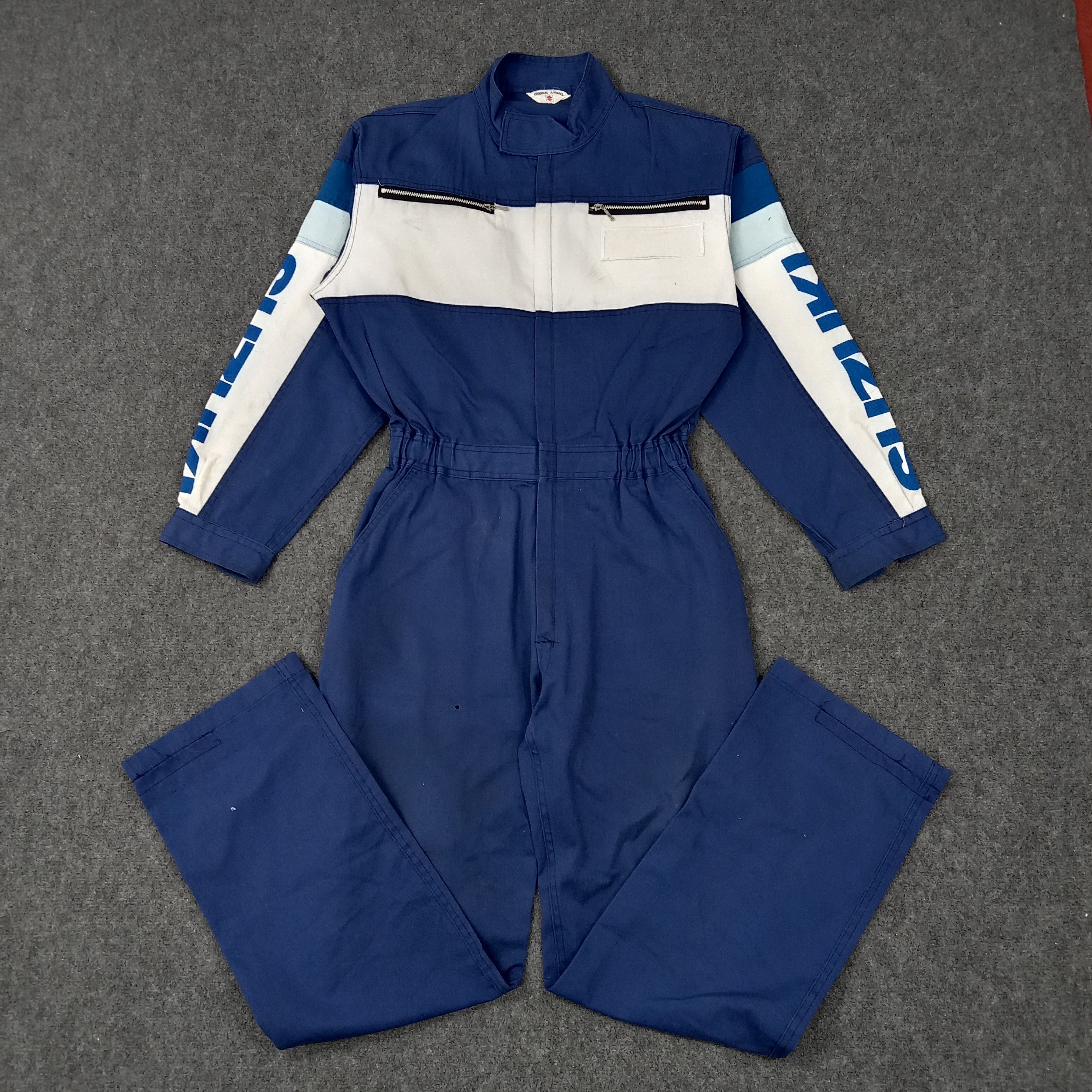 Japanese Brand × Vintage Team Suzuki Japanese Racing Workwear Coverall Jacket Size US M / EU 48-50 / 2 - 5 Thumbnail