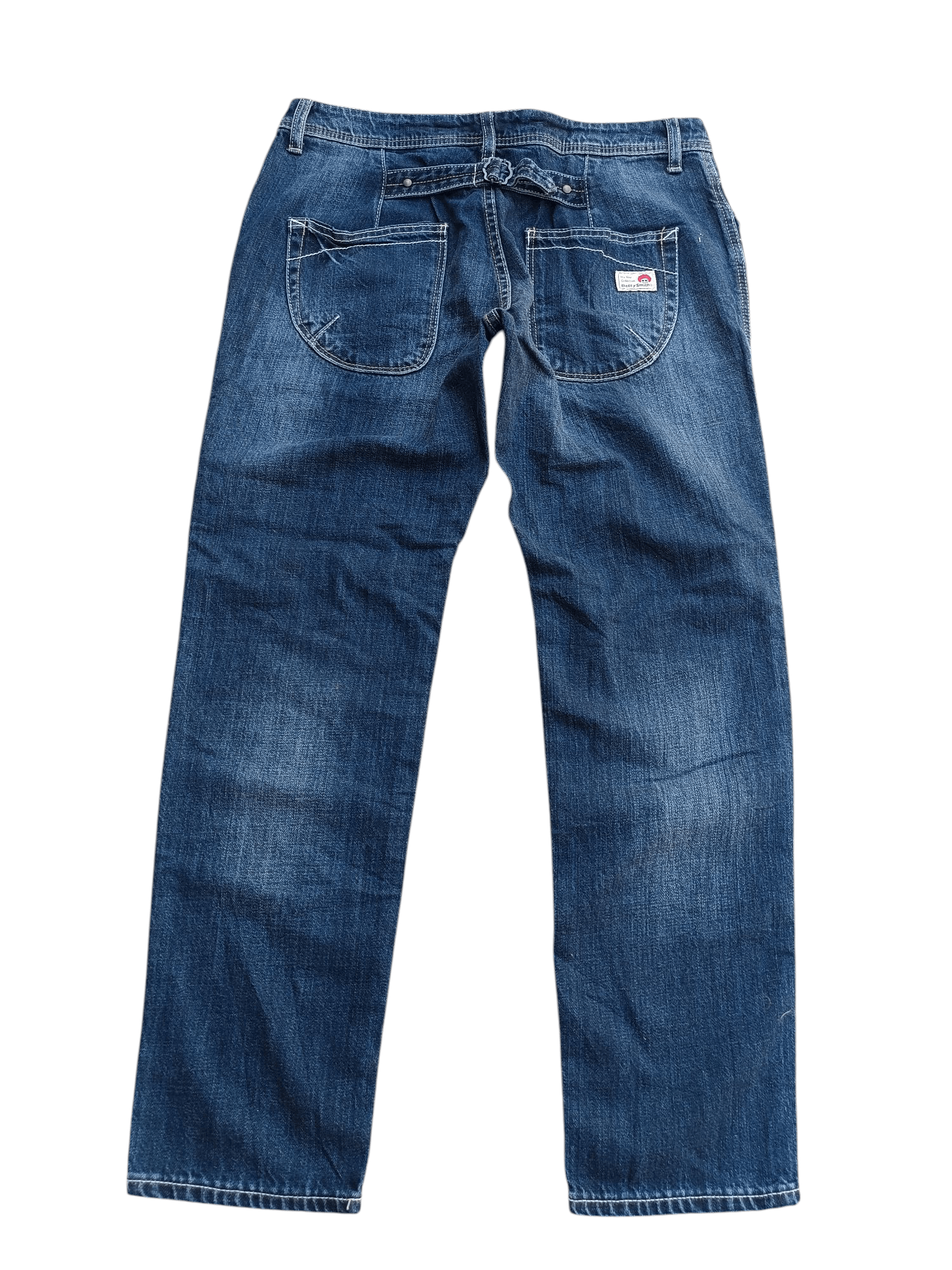Designer Betty Smith Japan Brand With Buckle Back Denim E269 Size US 32 / EU 48 - 9 Thumbnail