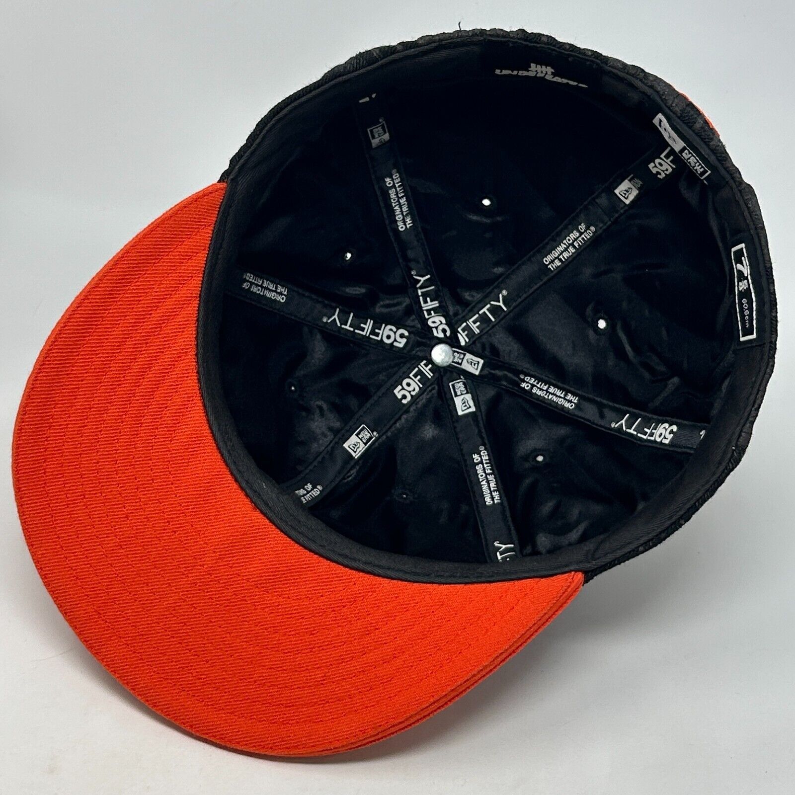 Undefeated Undefeated x New Era Hat Baseball Cap Gray Fitted 7 5/8 Size ONE SIZE - 4 Thumbnail