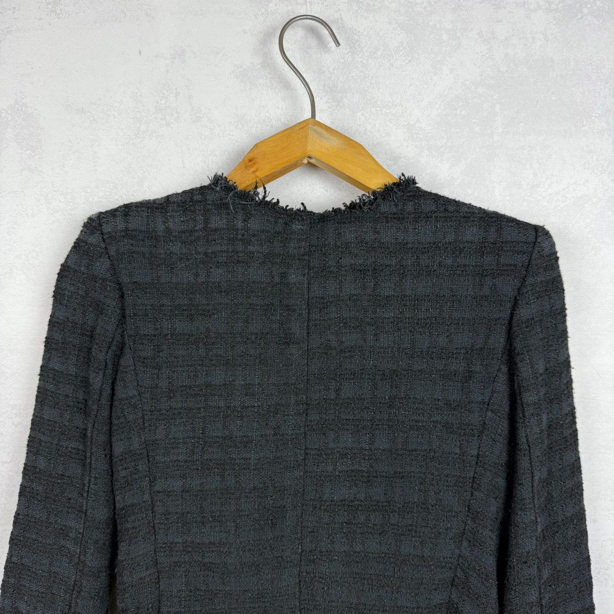 Isabel Marant Isabel Marant Etoile Cotton Acryl Tweed Flenn Blazer Jacket Size XS / US 0-2 / IT 36-38 - 12 Thumbnail