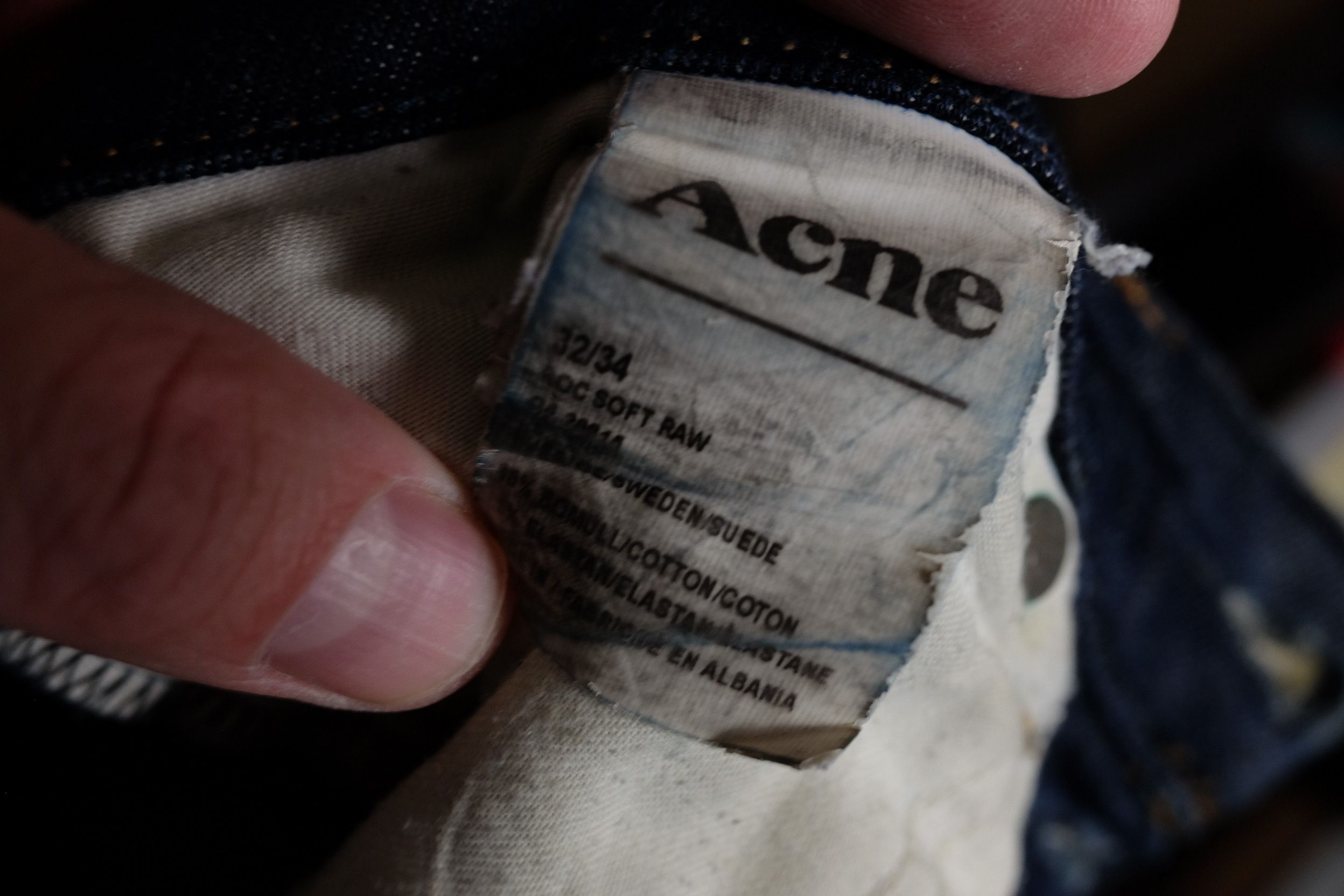 Acne Studios Acne Studios Roc Soft Raw Denim Size US 32 / EU 48 - 7 Thumbnail
