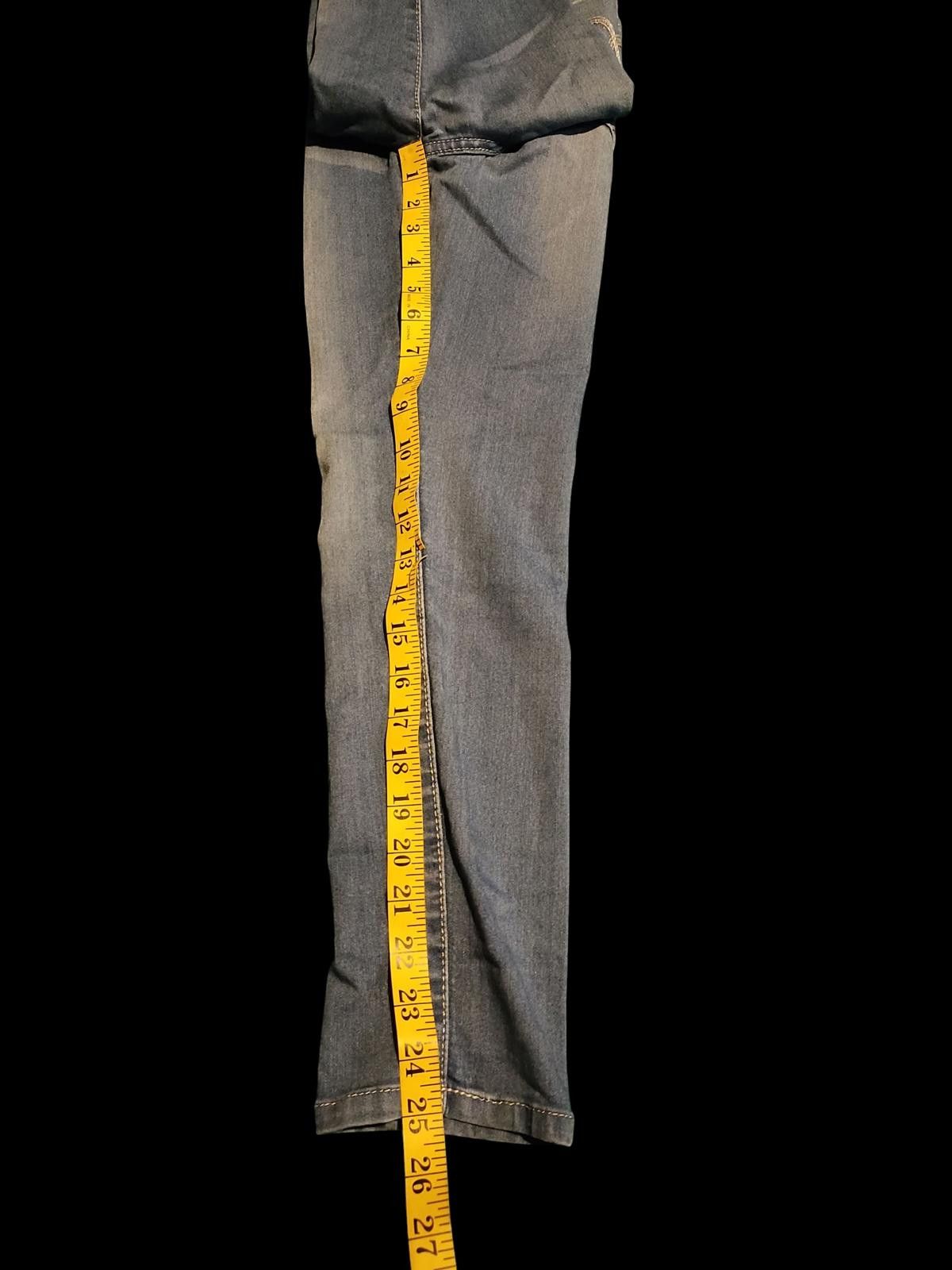 Designer WallFlower Women's Light Wash Straight Jeans Size 7 Size 28" / US 6 / IT 42 - 7 Thumbnail
