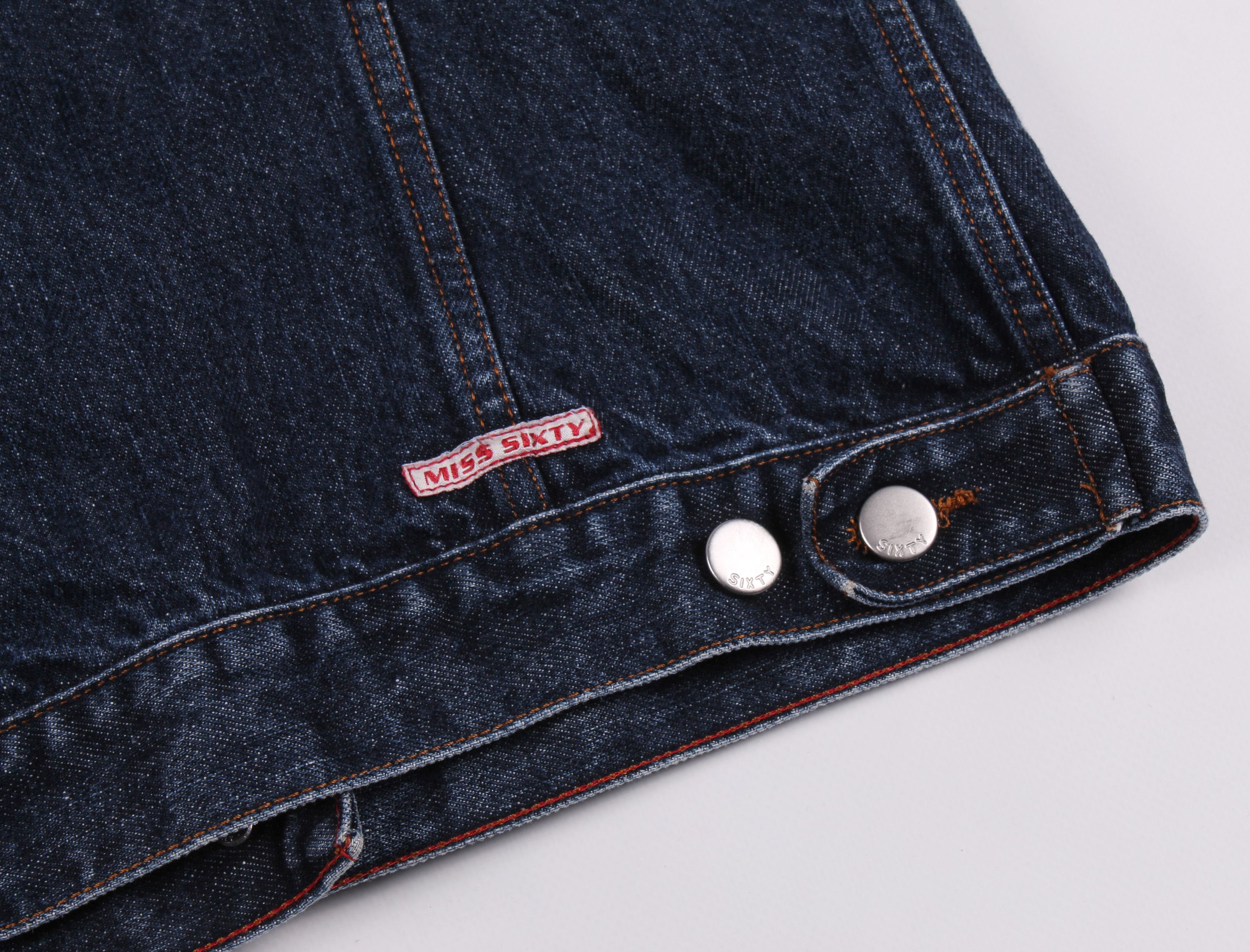 Miss Sixty Vintage Y2K Miss Sixty Denim Vest Size L / US 10 / IT 46 - 6 Thumbnail