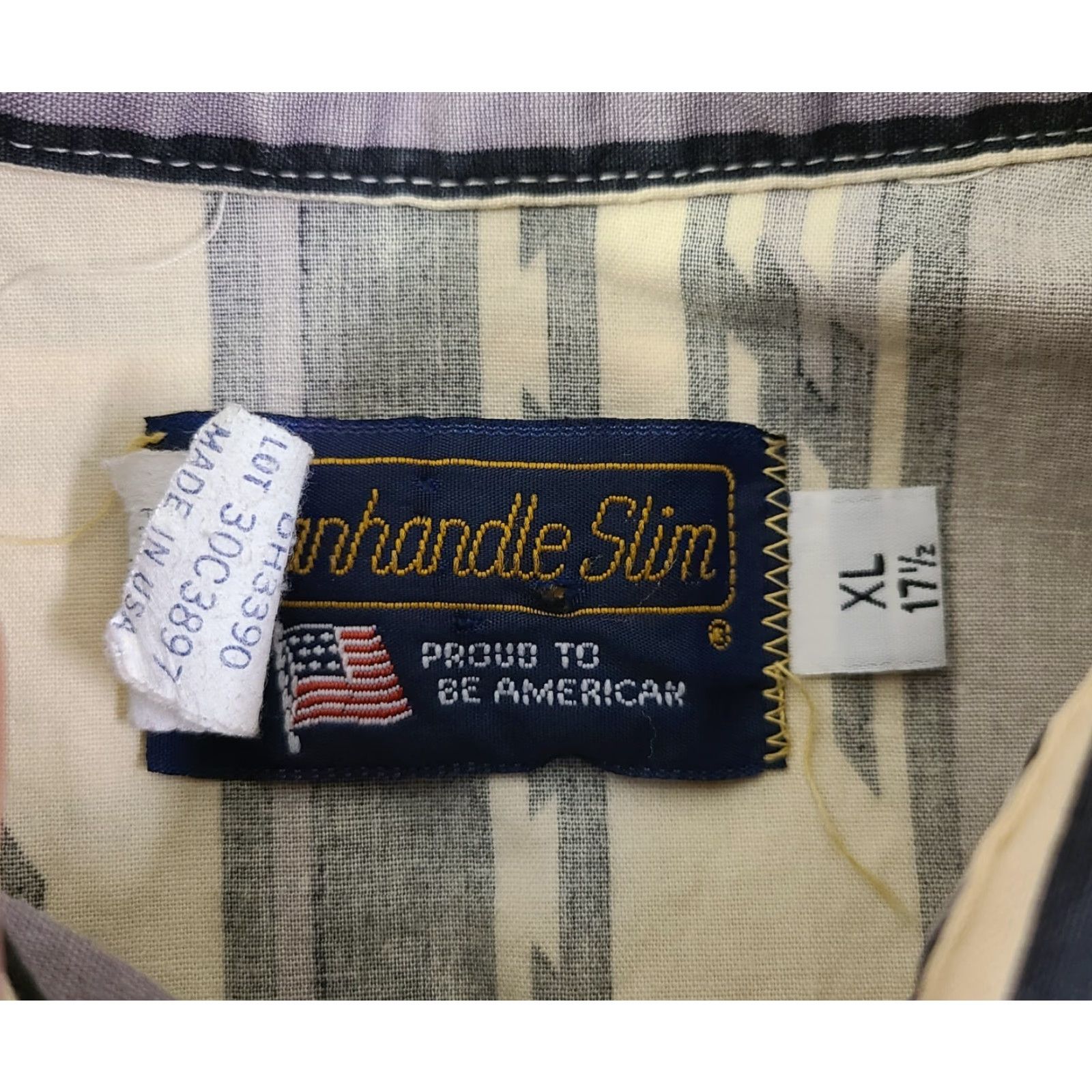 Vintage VINTAGE Panhandle Slim Western Shirt Mens XL 17.5 Southwestern Print Button Up Size US XL / EU 56 / 4 - 4 Thumbnail
