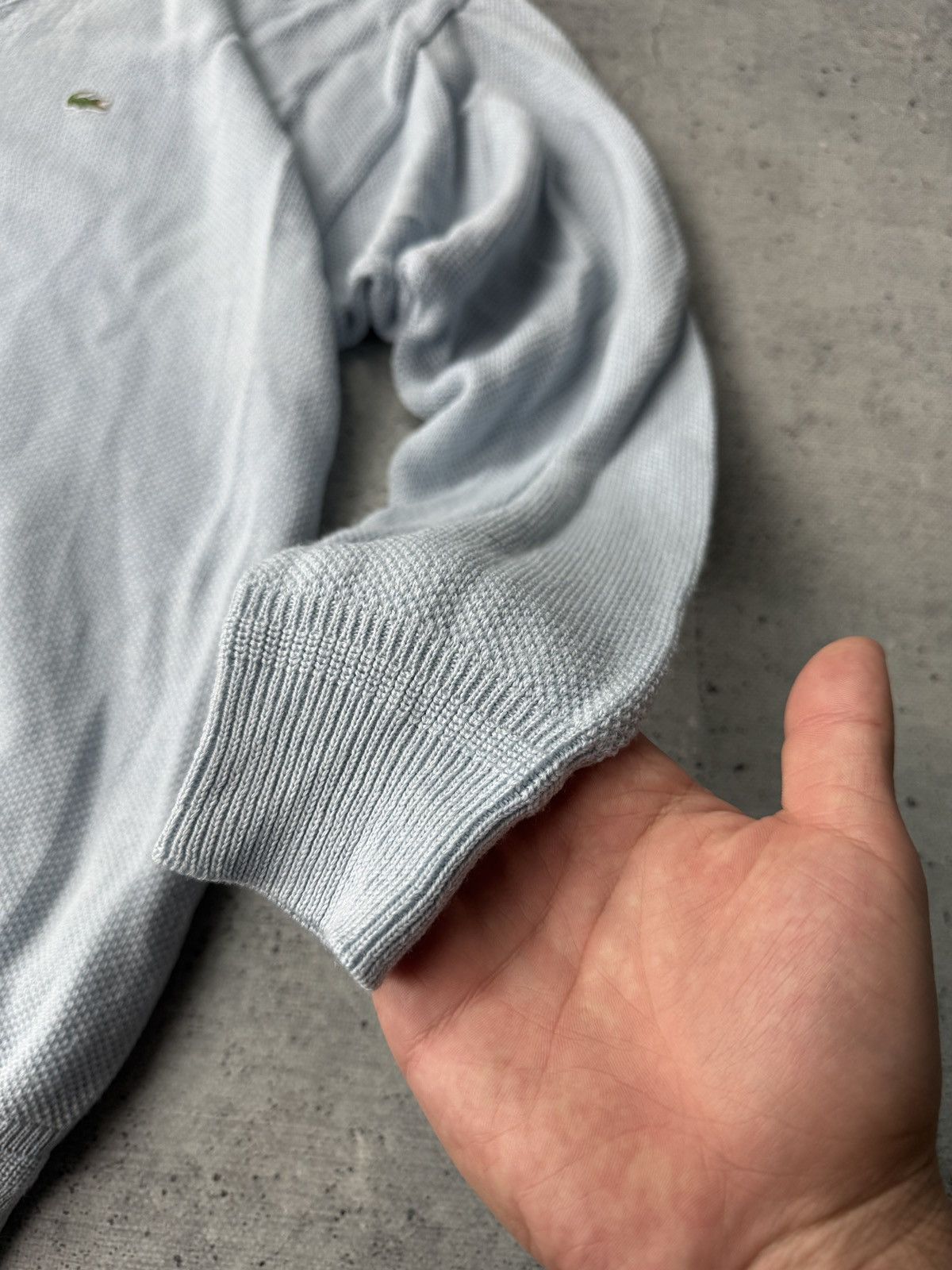 Lacoste Lacoste Sweater baby blue V-Neck Pullover Small Logo size XL Size US XL / EU 56 / 4 - 5 Thumbnail