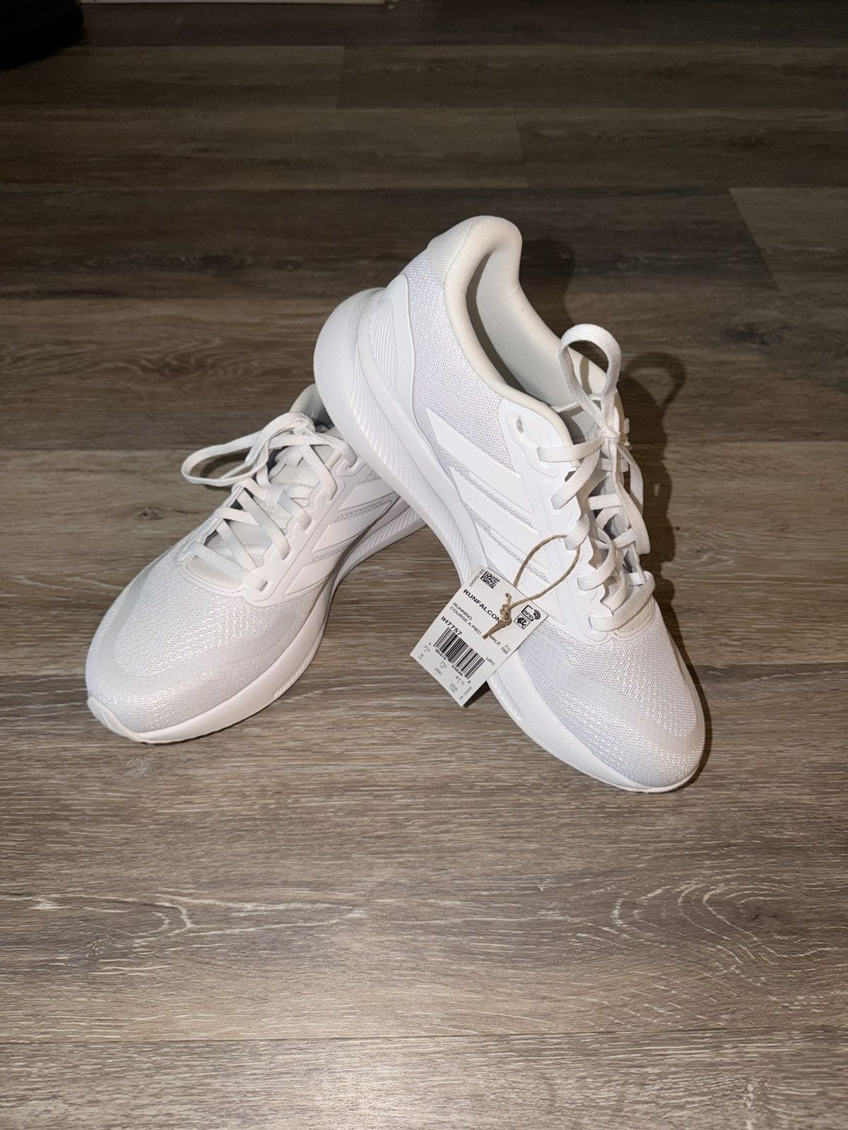 Adidas White Adidas Men’s Runfalcon 5 Size 8 NWT No Box Size US 8 / EU 41 - 1 Thumbnail