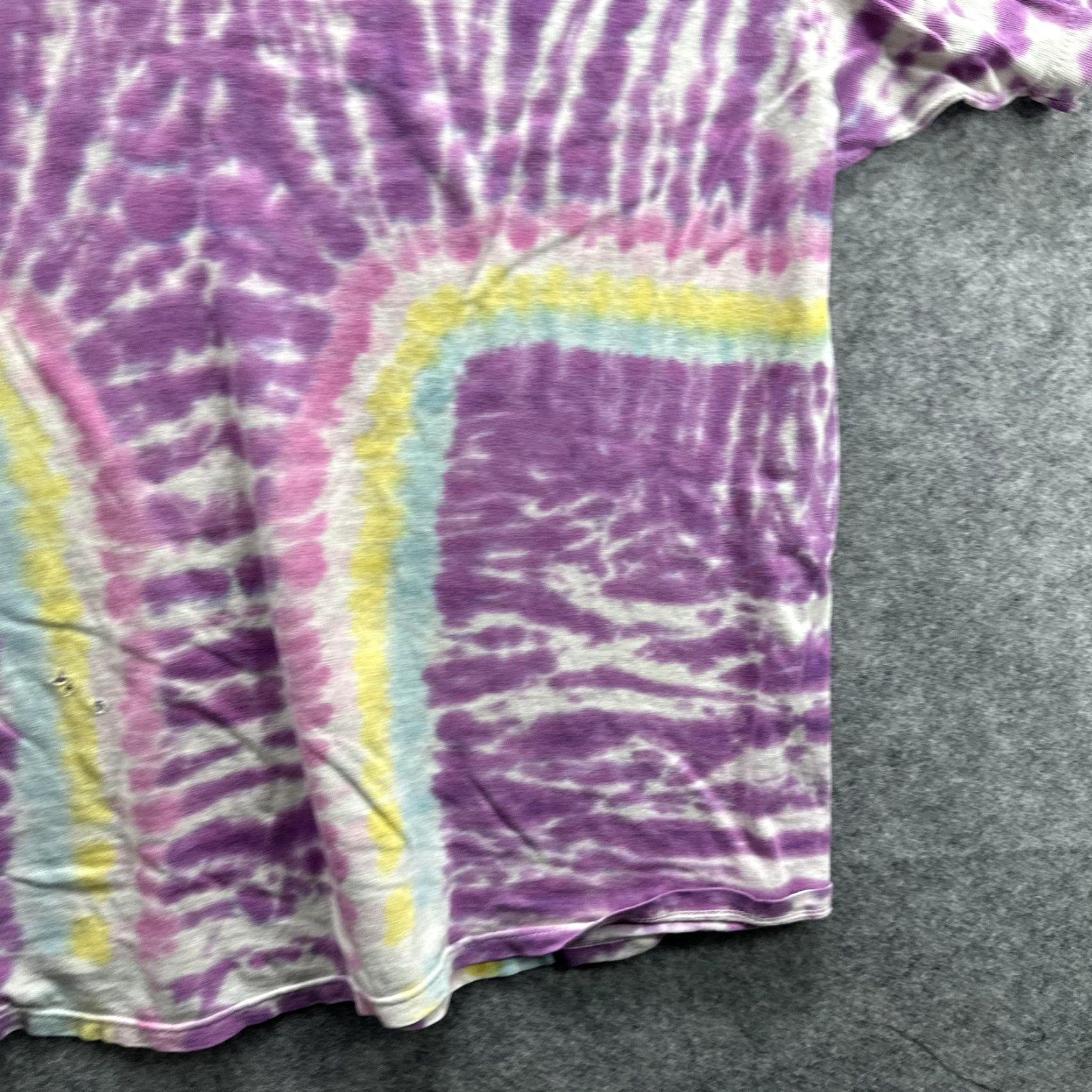 Hanes VINTAGE Hanes Shirt Mens 2XL Purple Tie Dye 100% Cotton Made USA 90s Size US XXL / EU 58 / 5 - 5 Thumbnail