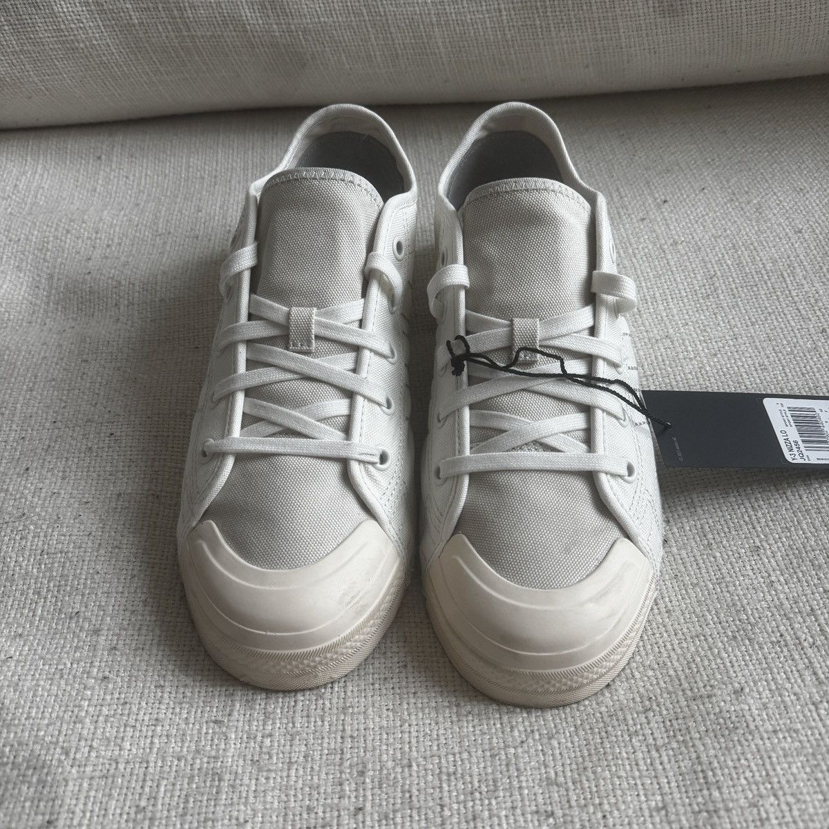 Adidas × Y-3 Adidas Y-3 Nizza Low in White Talc Size US 8.5 / EU 41-42 - 4 Thumbnail