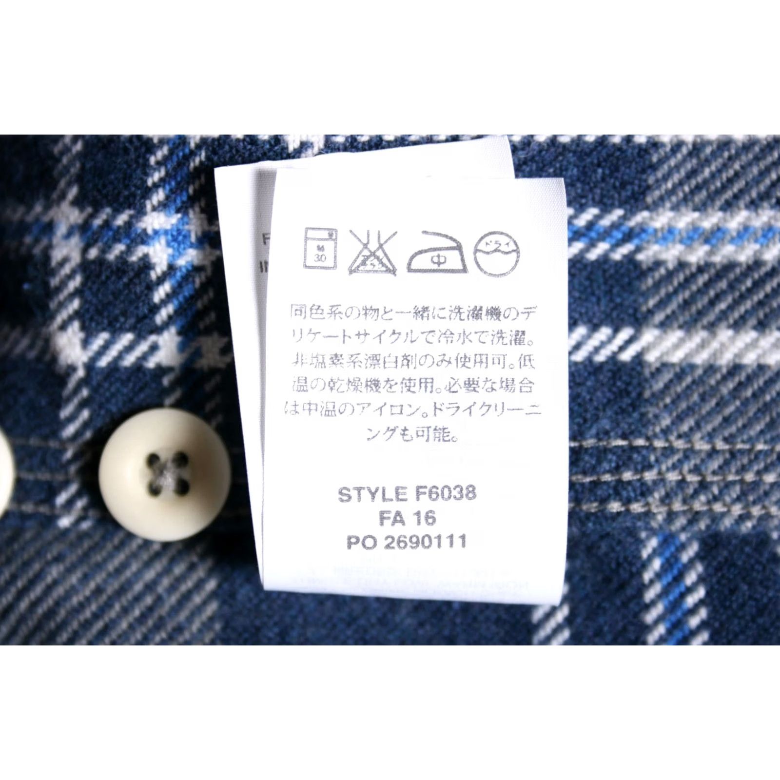Wallace & Barnes WALLACE & BARNES Plaid Flannel Shirt M Button-Up Long Sleeve Cotton 100% Multicolor Men Size US M / EU 48-50 / 2 - 8 Thumbnail