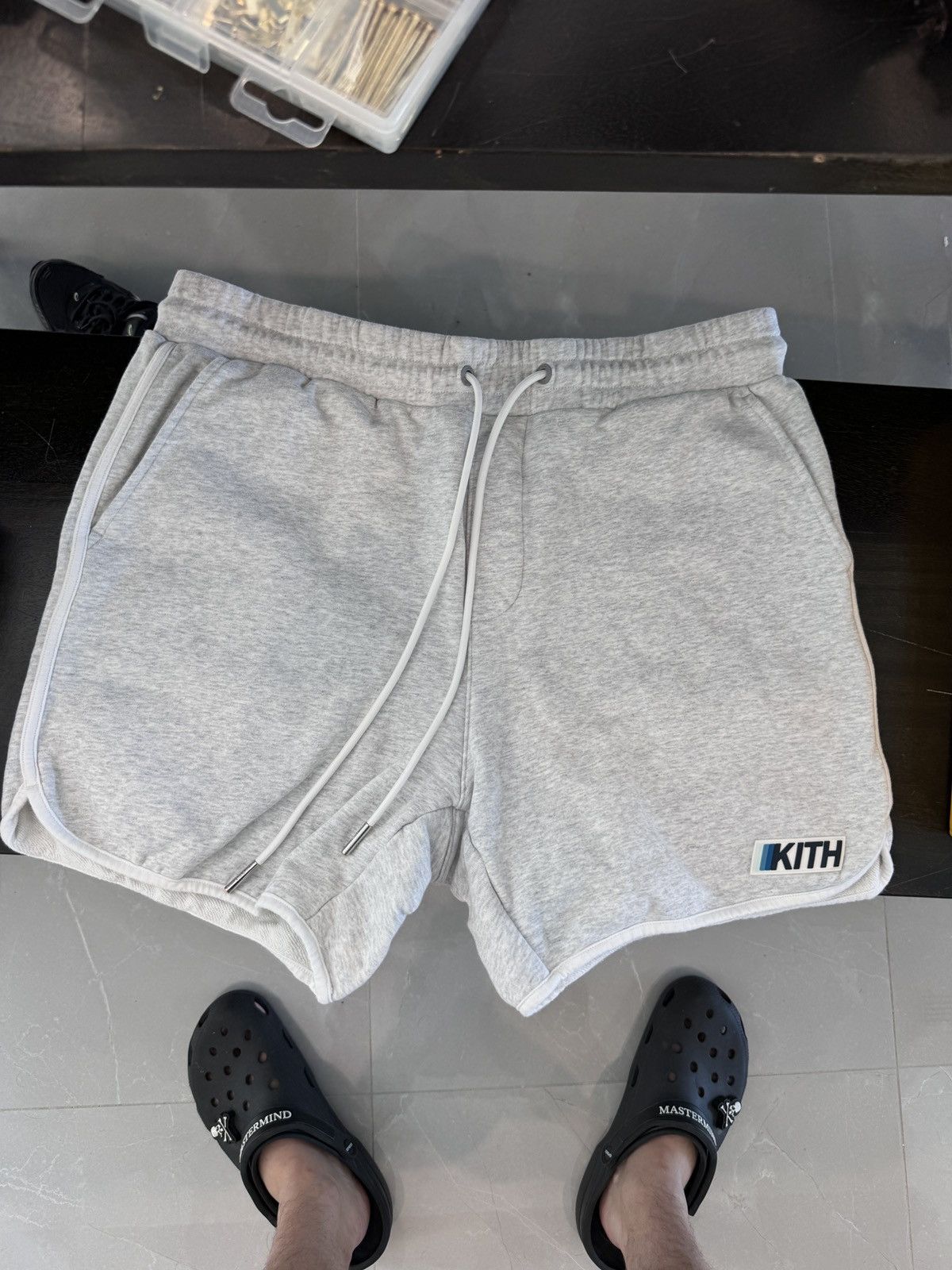 Kith Kith Mens Alden Pocket Shorts Grey Size XL Size US 36 / EU 52 - 1 Thumbnail