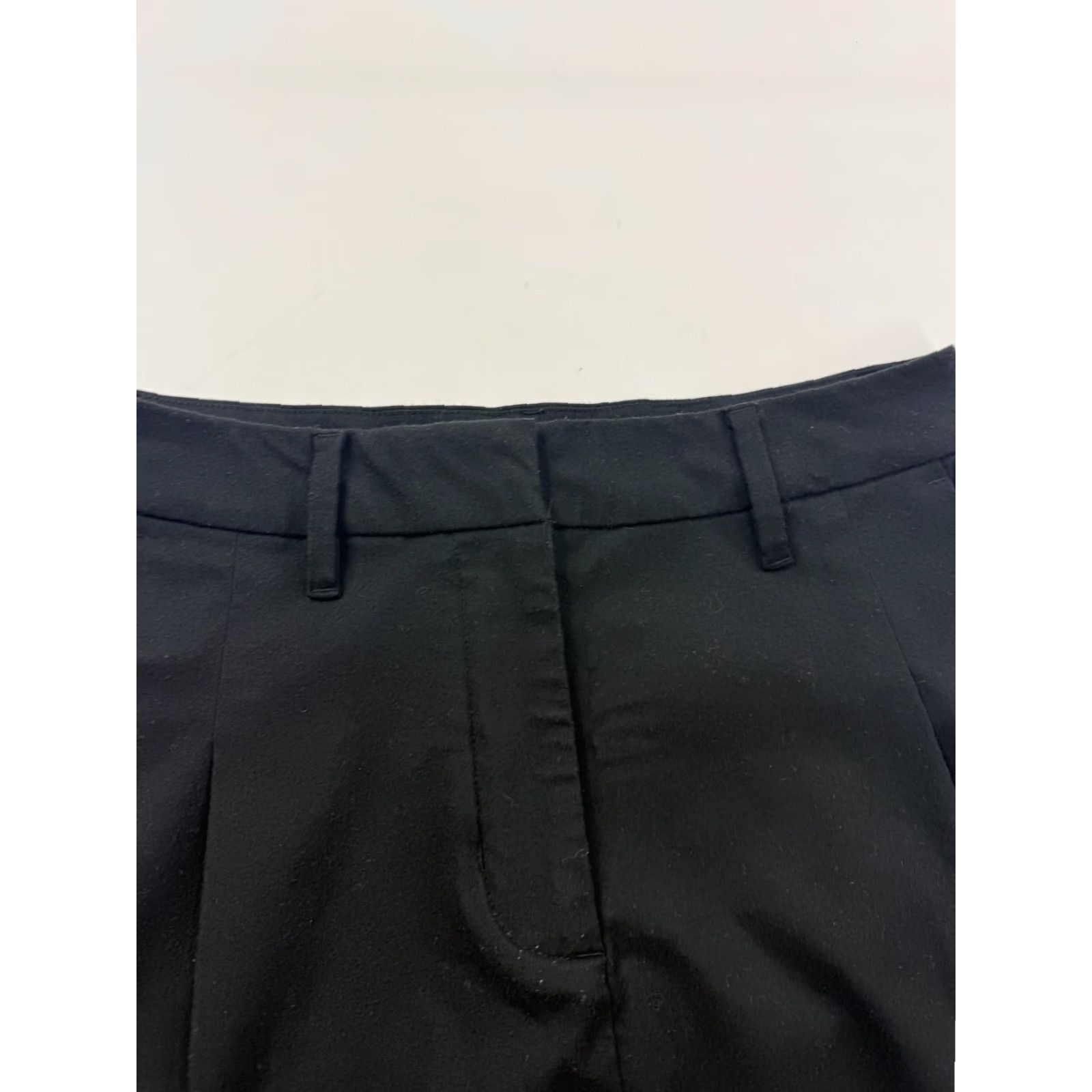 tentree tentree Pants Womens 12 Black Wide Leg Pleated Twill Stretch Dress Work Office Size 34" / US 12 / IT 48 - 3 Thumbnail
