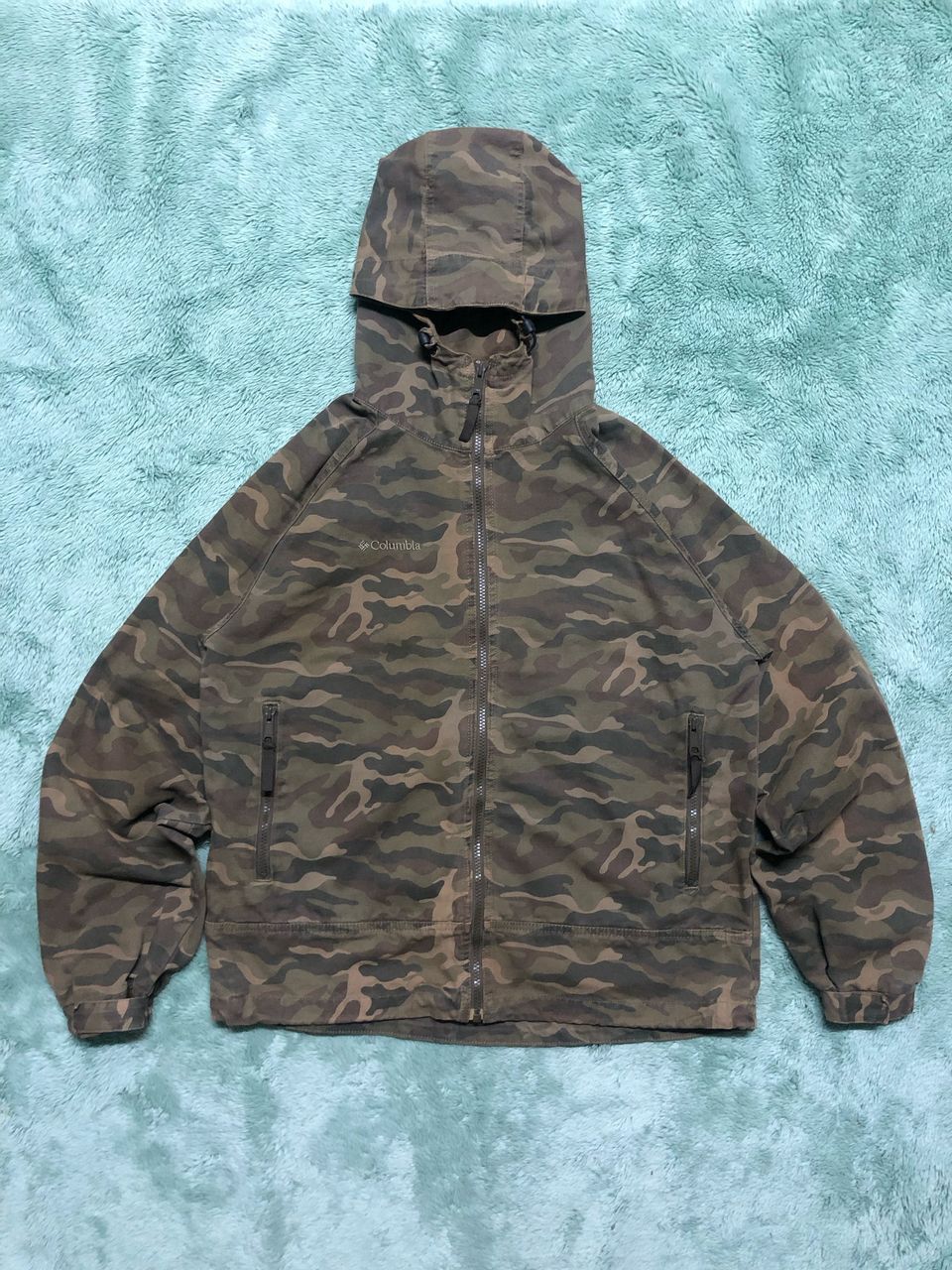 Columbia × Vintage VINTAGE COLUMBIA CAMOUFLAGE HOODED JACKET GOPCORE Size US M / EU 48-50 / 2 - 1 Thumbnail