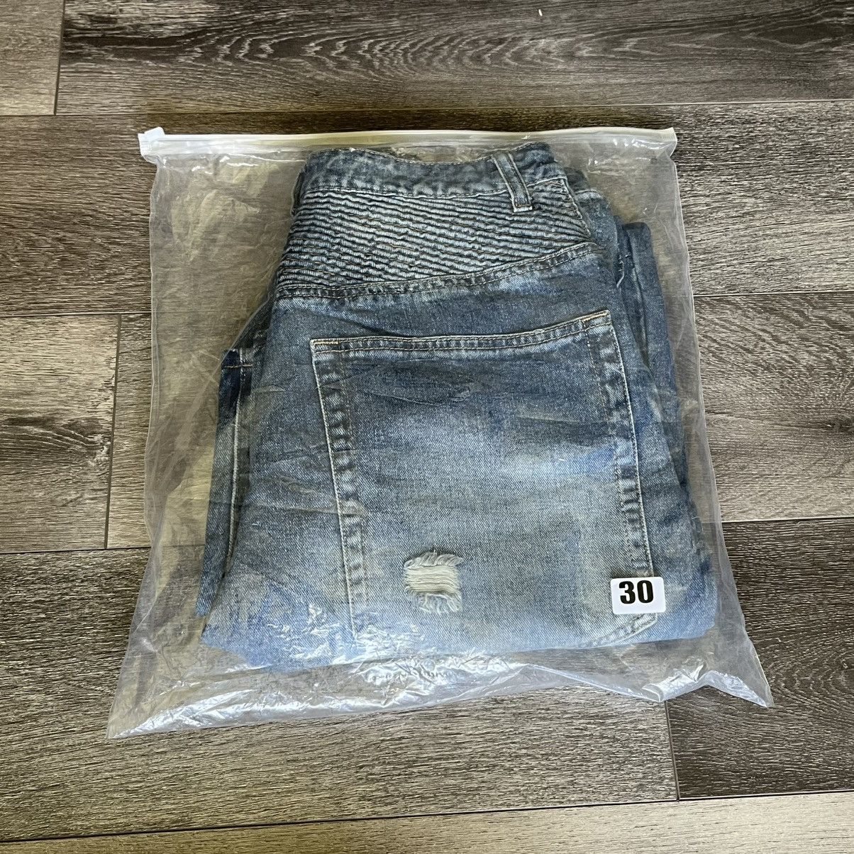 Haunted Starbucks New Haunted Starbucks Baggy Balmain Denim Jeans Size 30 Size US 30 / EU 46 - 3 Thumbnail