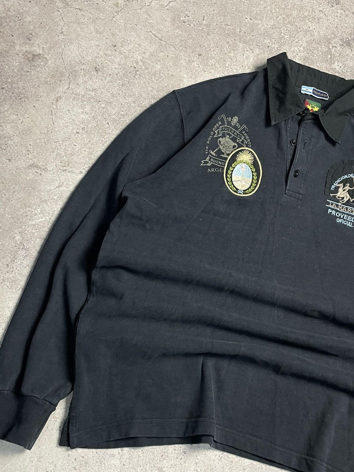 La Martina Vintage La Martina long sleeve rugby polo t shirt Size US XL / EU 56 / 4 - 5 Thumbnail