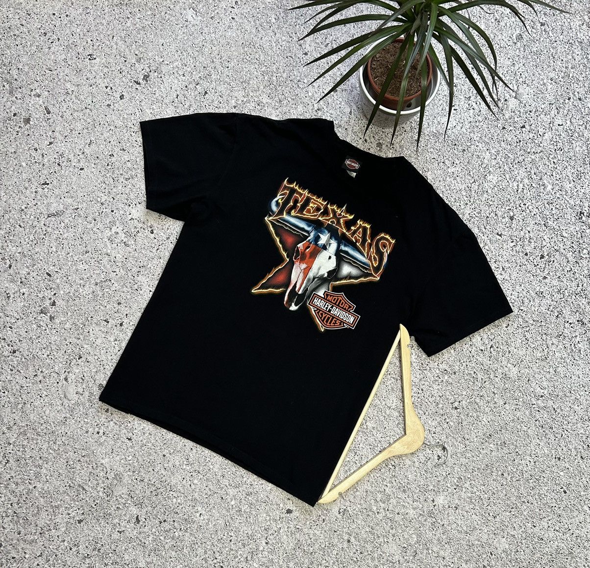 Band Tees × Harley Davidson × Vintage Vintage 2014 Trip’s Harley Davidson Texas Route 66 T-Shirt Size US XXL / EU 58 / 5 - 1 Thumbnail