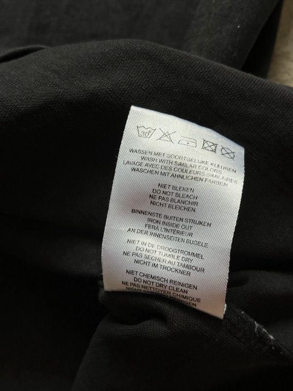 Other Anti Blue Denim Sz M 100% Heavy Cotton T-Shirt Black White Size US M / EU 48-50 / 2 - 6 Thumbnail