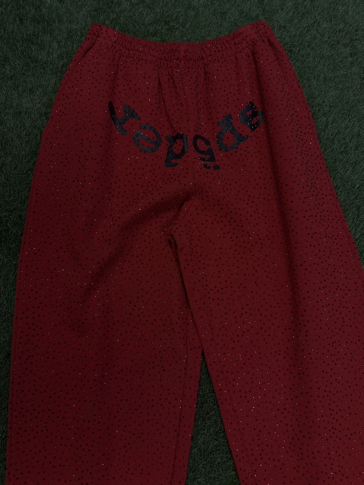 Sp5der Sp5der Worldwide VVS Stone Crystal Sweatpants Size S (NEW) Size US 30 / EU 46 - 5 Thumbnail
