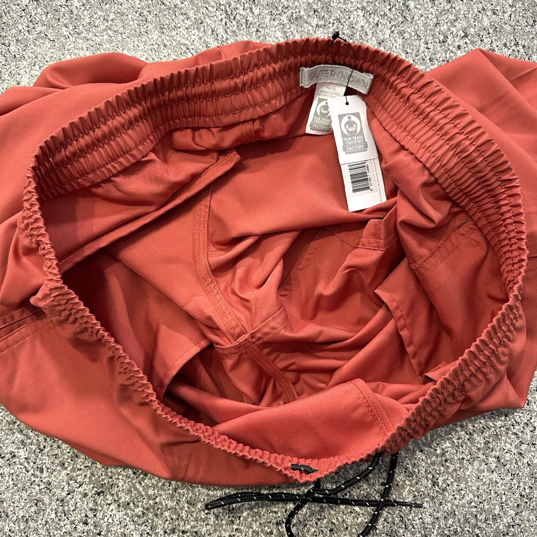 Outerknown VINTAGE Outerknown Nomadic Athletic Shorts Mens XL 7” 7in Inseam Red Drawstring Pockets Lined Polyester Flat-front Activewear Size US 36 / EU 52 - 6 Thumbnail