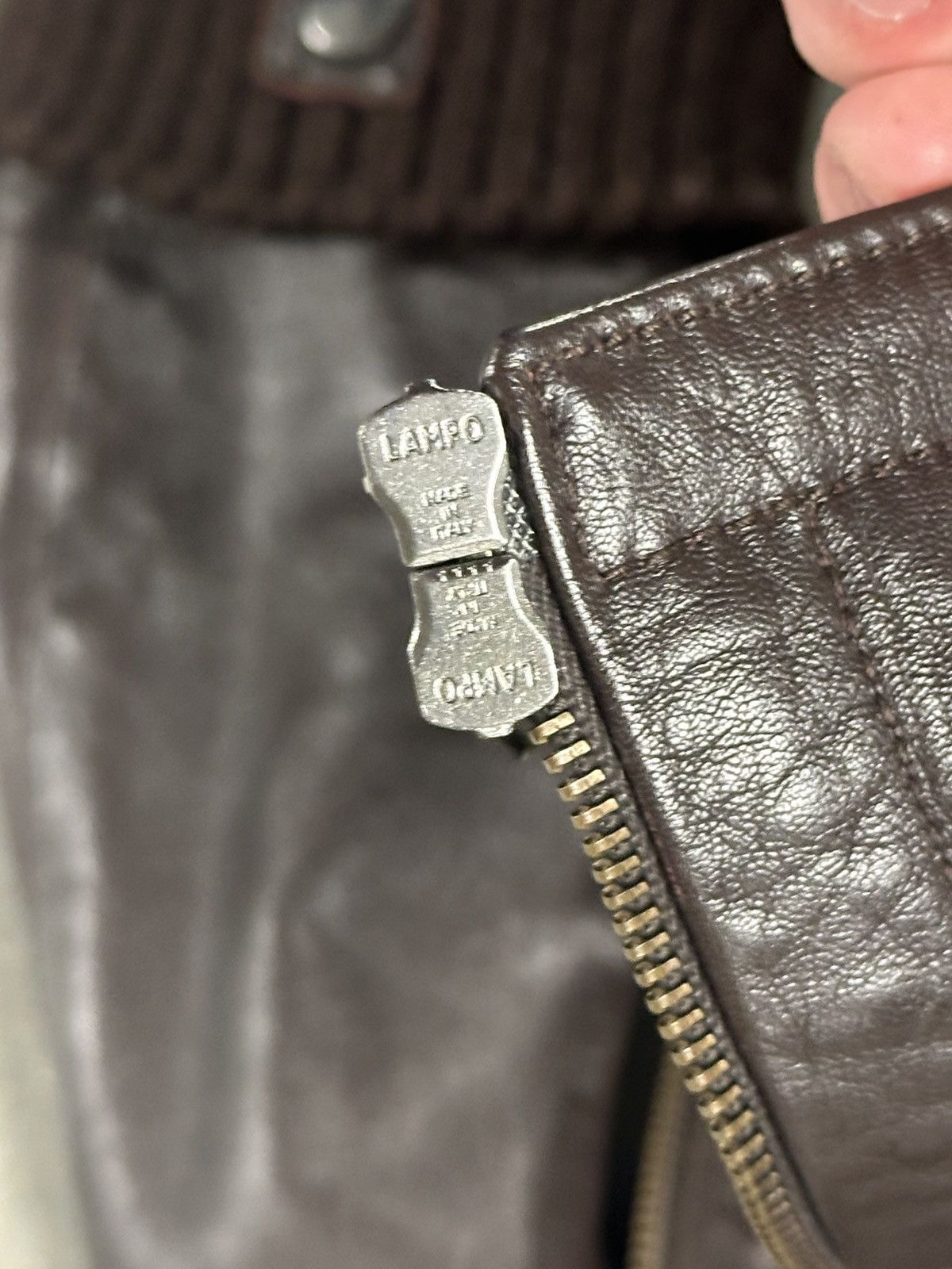 Dirk Bikkembergs × Vintage RARE A/W04 Dirk Bikkembergs Runway Lamb Leather Jacket Size L / US 10 / IT 46 - 9 Thumbnail