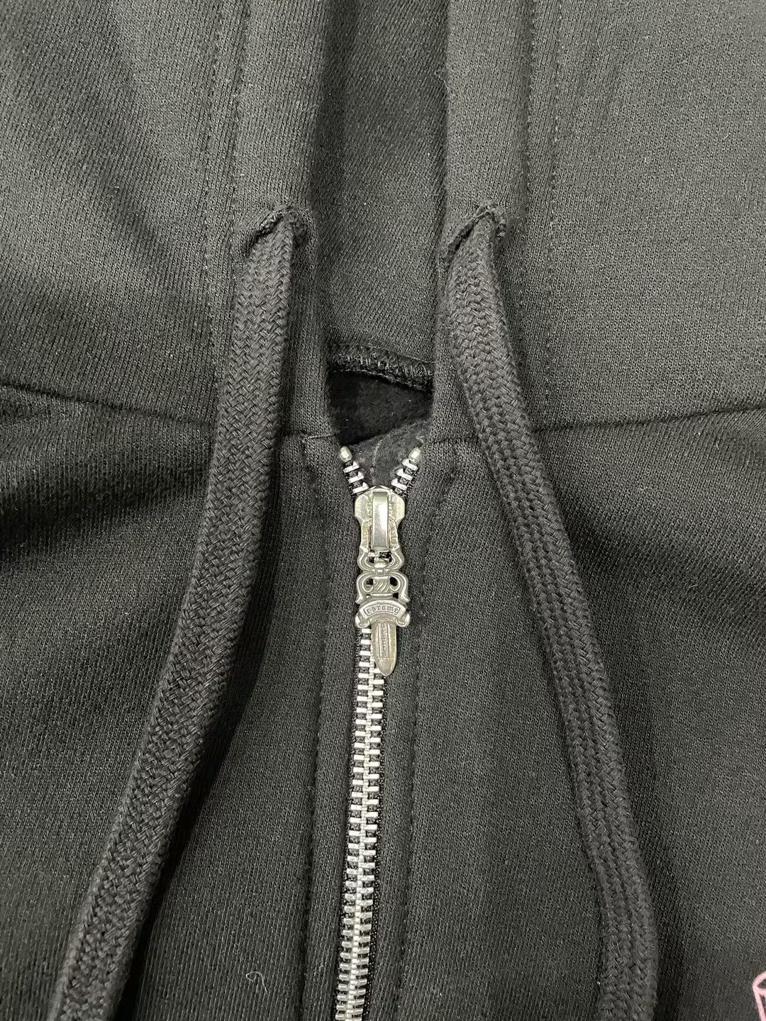 Chrome Hearts Chrome Hearts Deadly Doll Pink Cross Scroll Zip Up Hoodie Size XL / US 12-14 / IT 48-50 - 3 Thumbnail