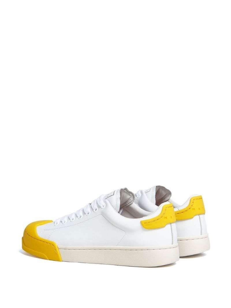 Marni o1w1db10325 Lace Up Panelled Sneaker in White/Yellow Size US 9 / EU 42 - 2 Thumbnail