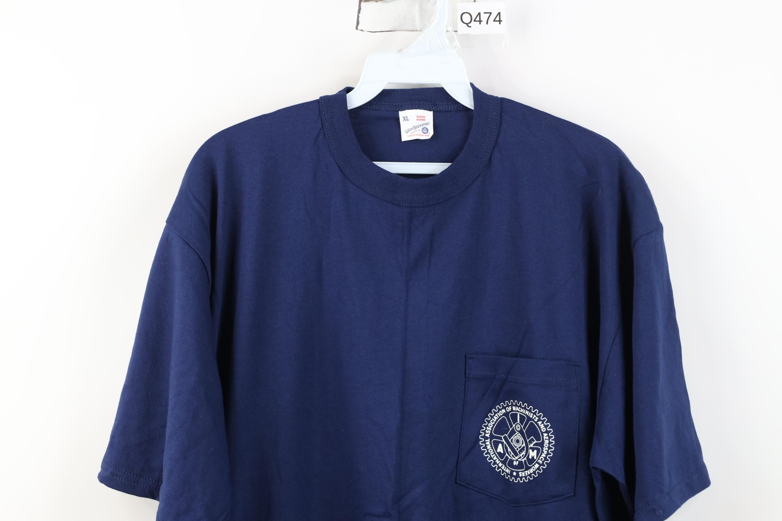Vintage Deadstock Vintage 90s IAM Machinist Aerospace Union T-Shirt Size US XL / EU 56 / 4 - 2 Thumbnail