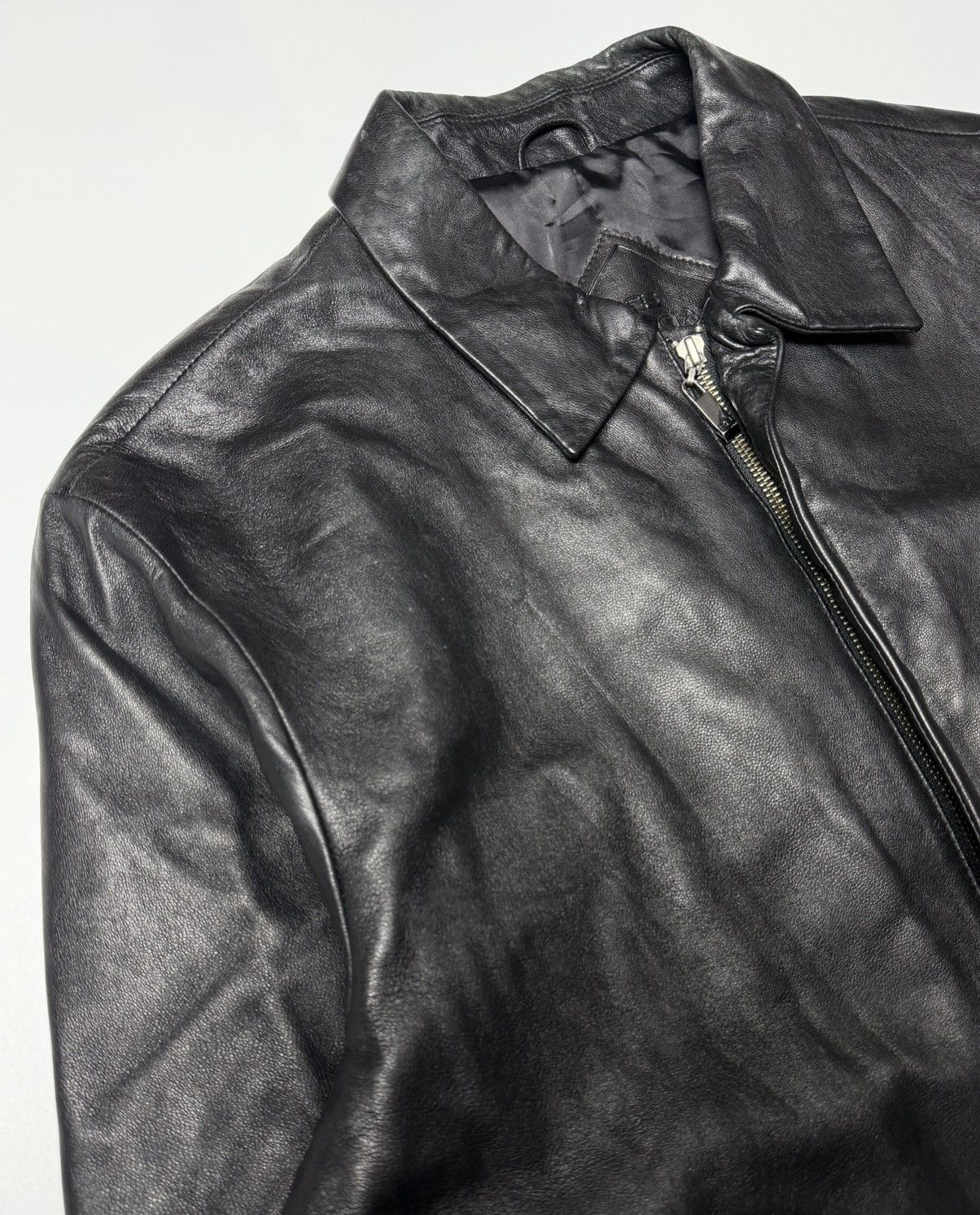 Balenciaga Balenciaga - Nicholas Ghesquière Zip-up leather jacket Size US L / EU 52-54 / 3 - 2 Thumbnail