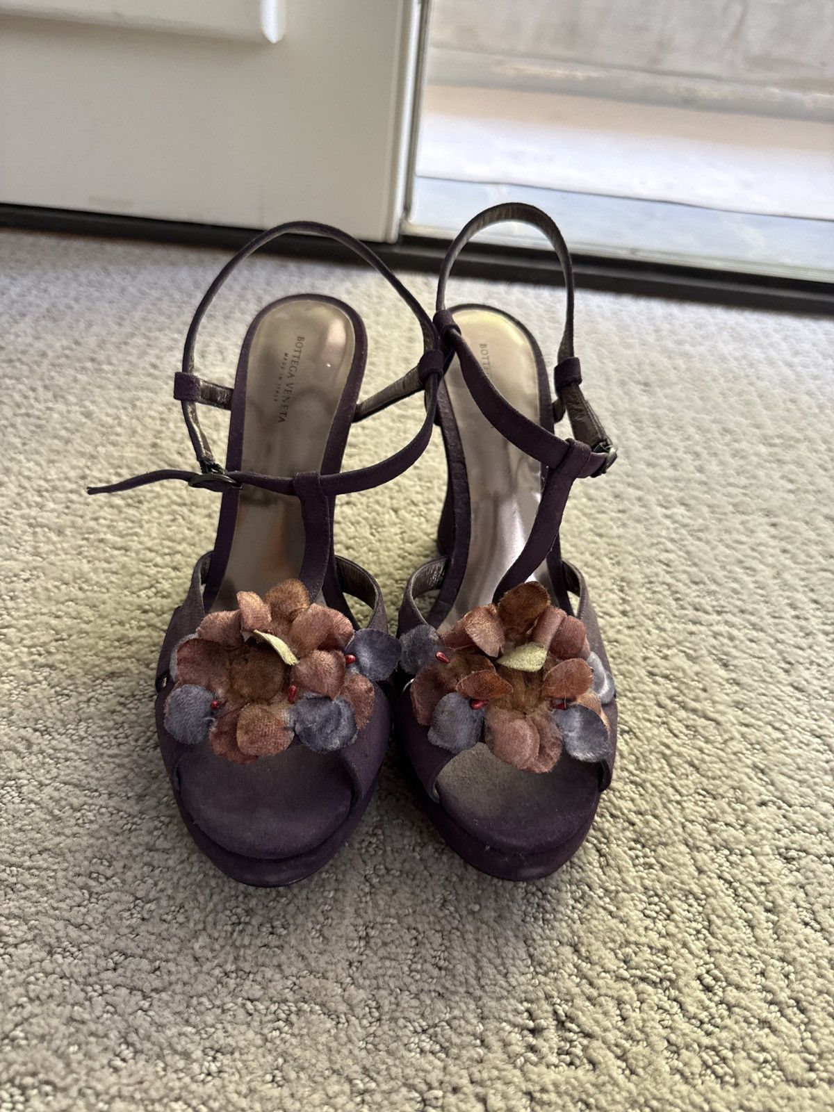 Bottega Veneta Bottega Veneta Floral Heels Vintage Size US 10.5 / IT 40.5 - 5 Thumbnail