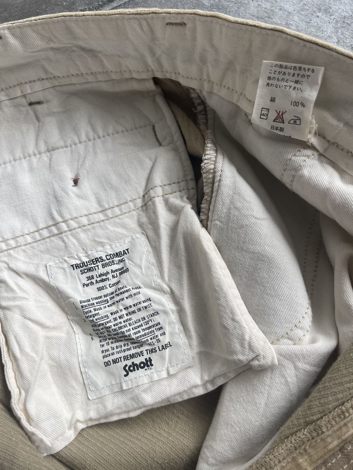 Schott JAPAN MADE Schott Nyc Combat Trousers Size US 33 - 8 Thumbnail