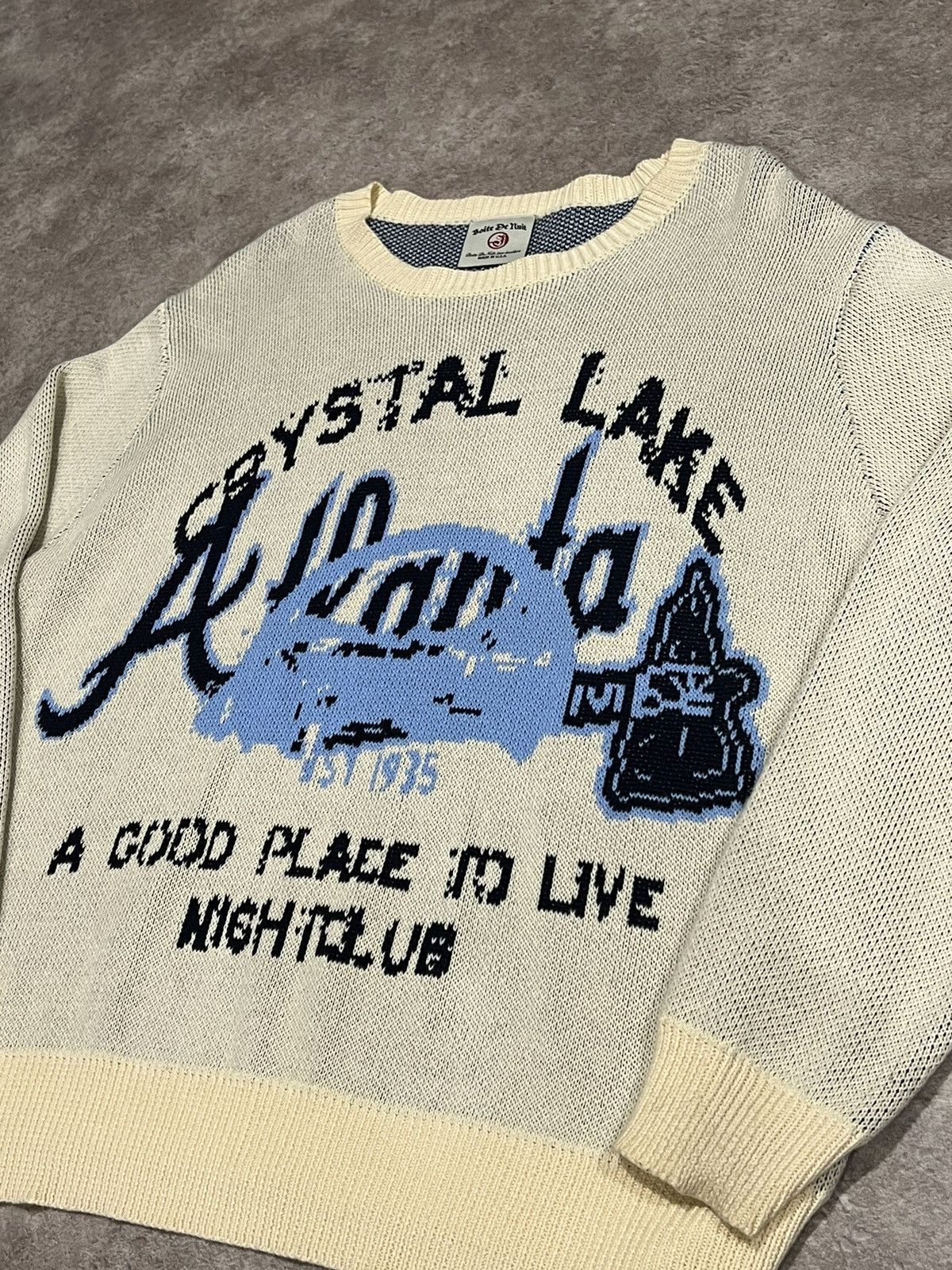 Vintage Crystal Lake Sweater Size US L / EU 52-54 / 3 - 2 Thumbnail