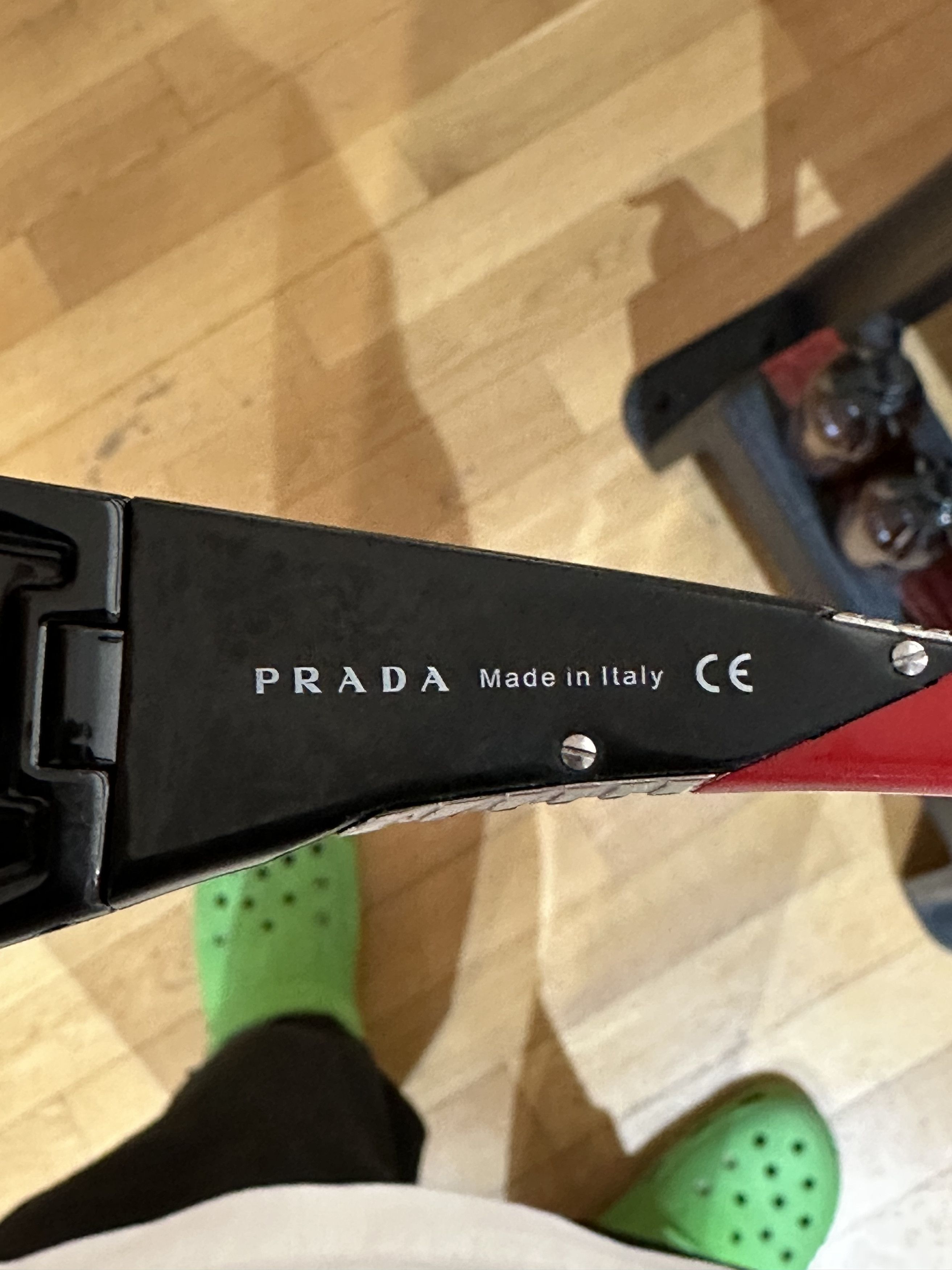 Prada × Vintage PRADA Sunglasses Star Mask Flame Sport Metal Symbole Size ONE SIZE - 5 Thumbnail