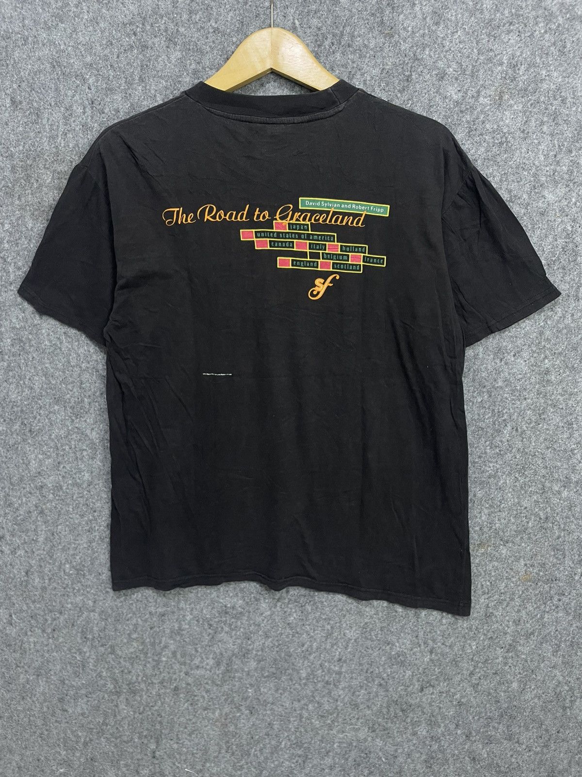 Band Tees Vintage 90s David Sylvian And Robert Fripp T-Shirt Size US L / EU 52-54 / 3 - 1 Thumbnail