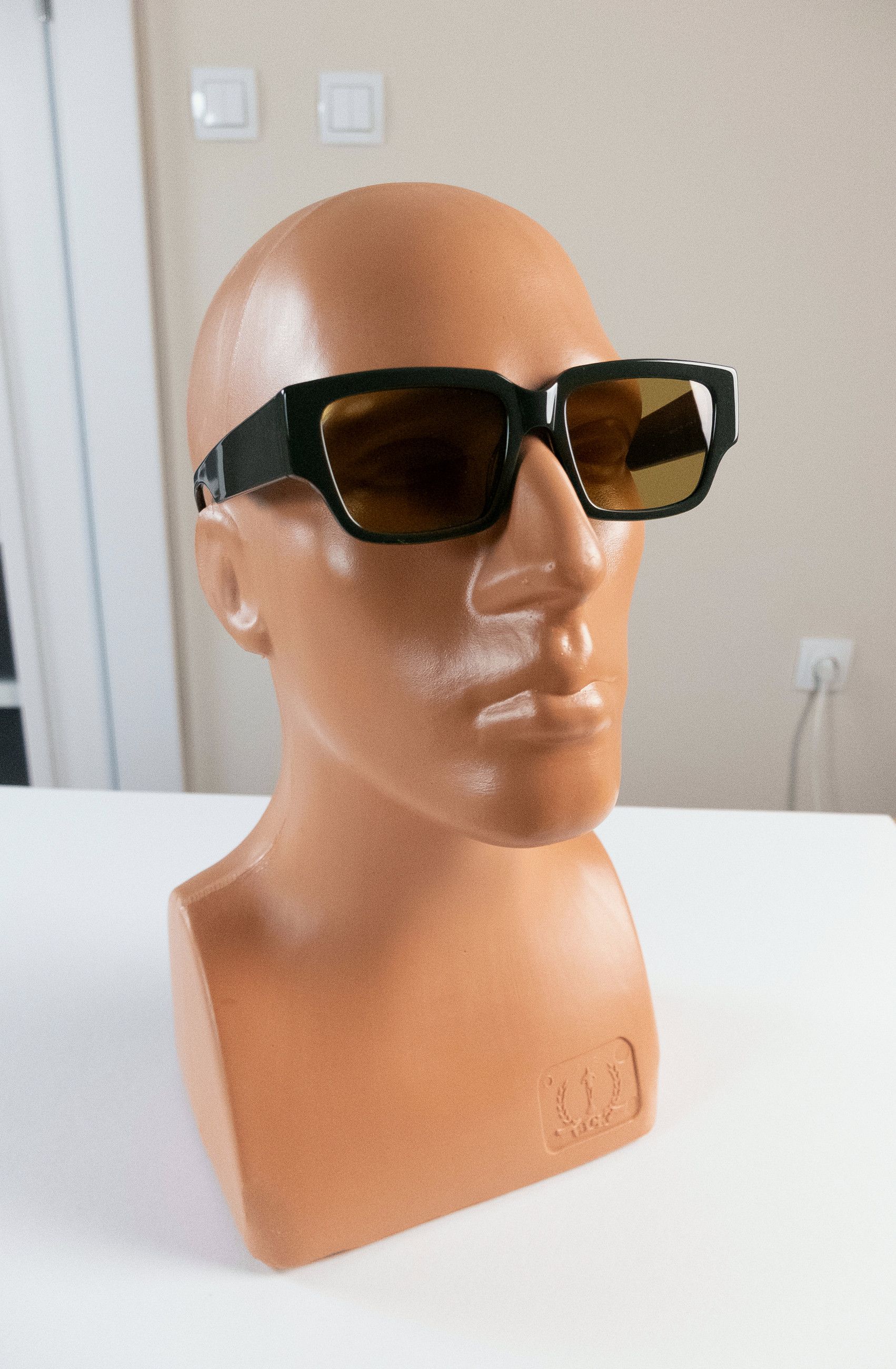 Alexander McQueen ALEXANDER MCQUEEN green square frame acetate sunglasses q Size ONE SIZE - 9 Thumbnail